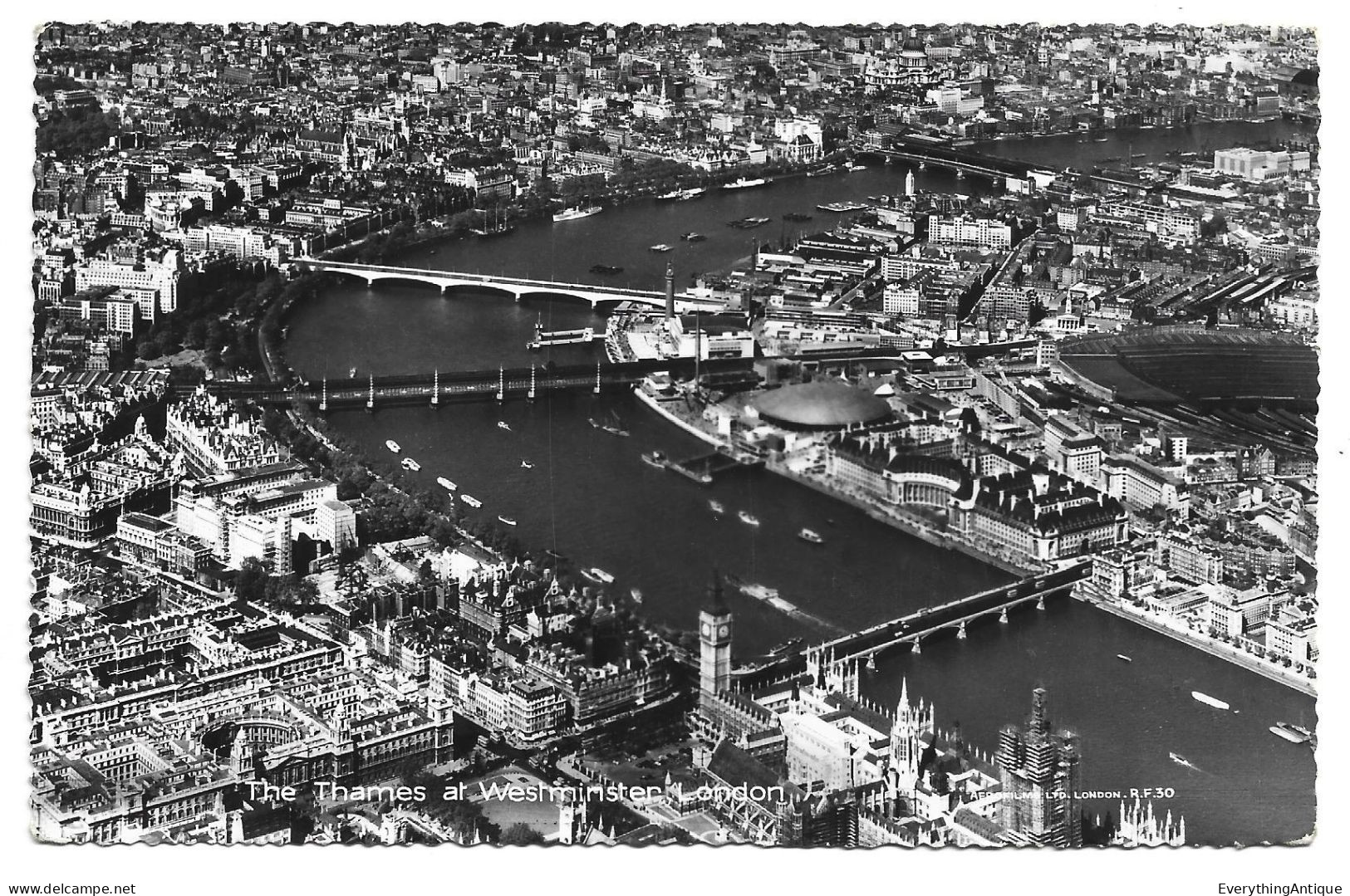 POSCTARD ENGLAND - LONDON - RIVER THAMES (huc782) - River Thames