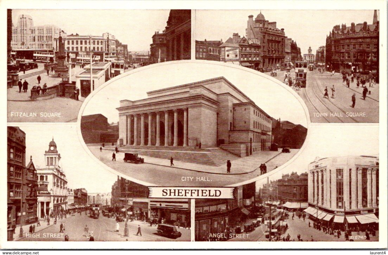 15-8-2023 (2 T 32) UK (older Sepia) City Of Sheffield - Sheffield
