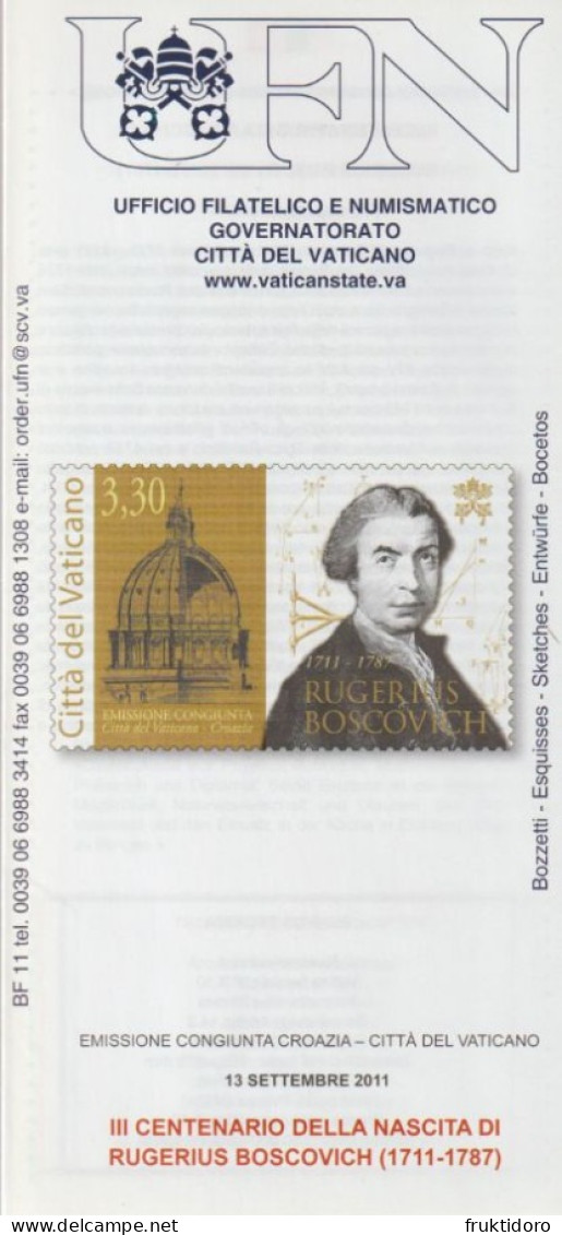 Vatican City Brochures Issues in 2011 Philatelic Program - Raffaello - The Room of Heliodorus - Christmas