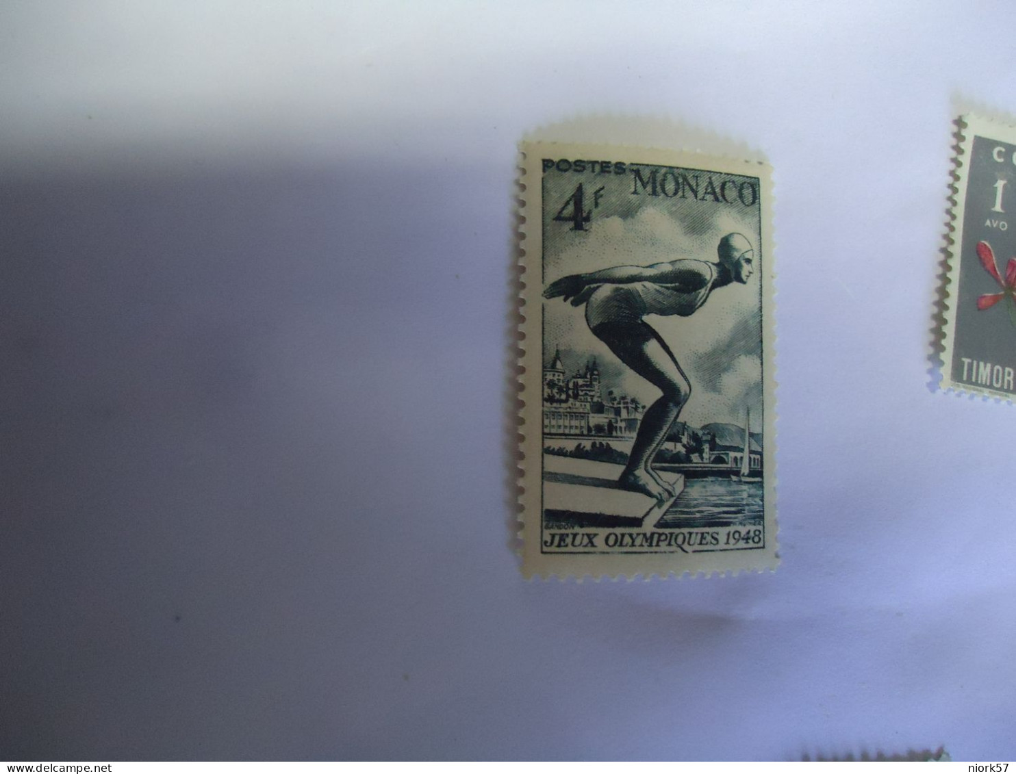 MONACO MNH STAMPS 1948  OLYMPIC GAMES  LONDON 1948 - Ete 1948: Londres