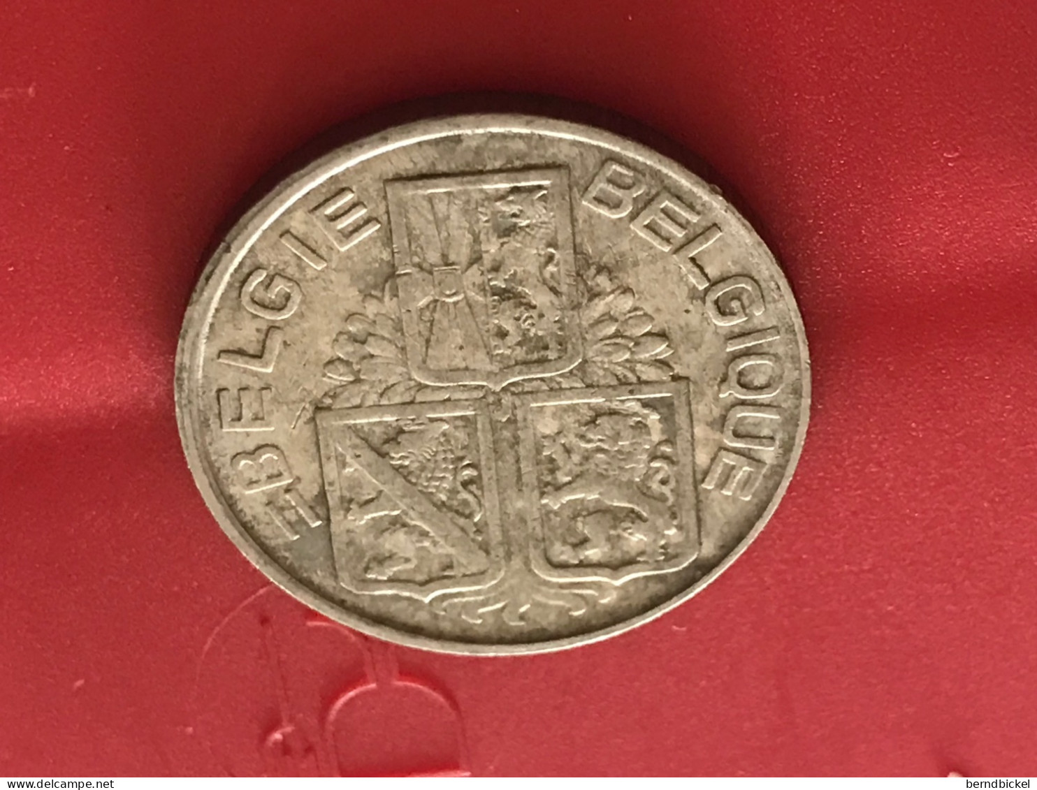 Münzen Münze Umlaufmünze Belgien 1 Franc 1939 Belgie Belgique - 1 Franc