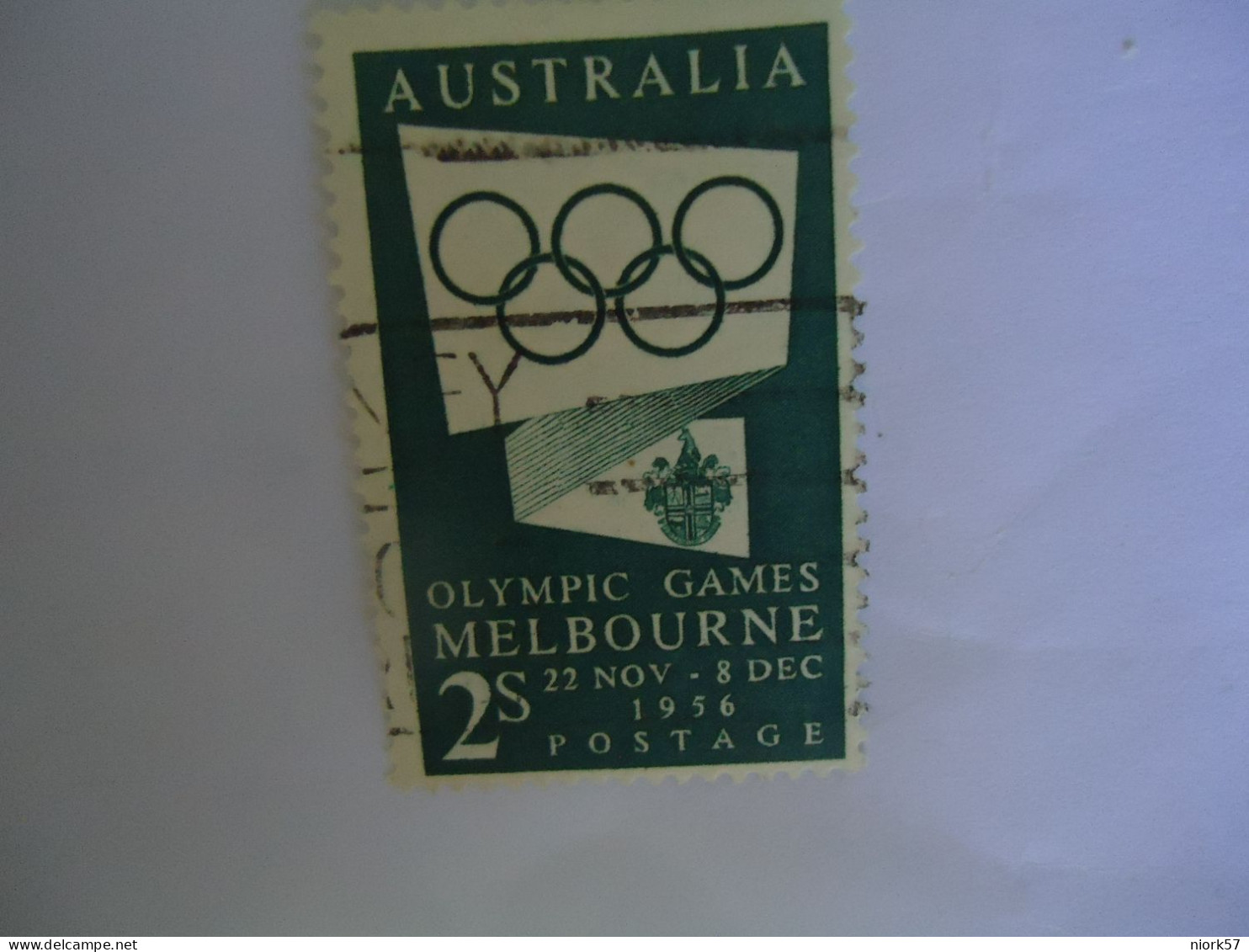 AUSTRALIA USED   OLYMPIC GAMES 1956  MELBOURNE  2S - Ete 1956: Melbourne