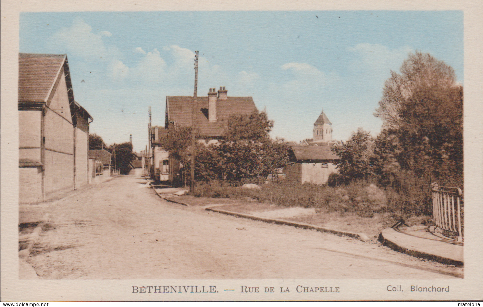 51 - MARNE BETHENIVILLE RUE DE LA CHAPELLE - Bétheniville