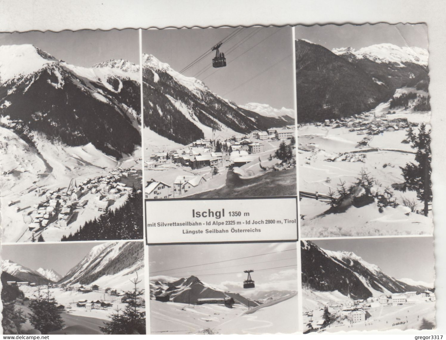 D3323) ISCHGL - Mit Silvrettaseilbahzn Id Alpe - Id Joch - Tirol - 1966 - Ischgl