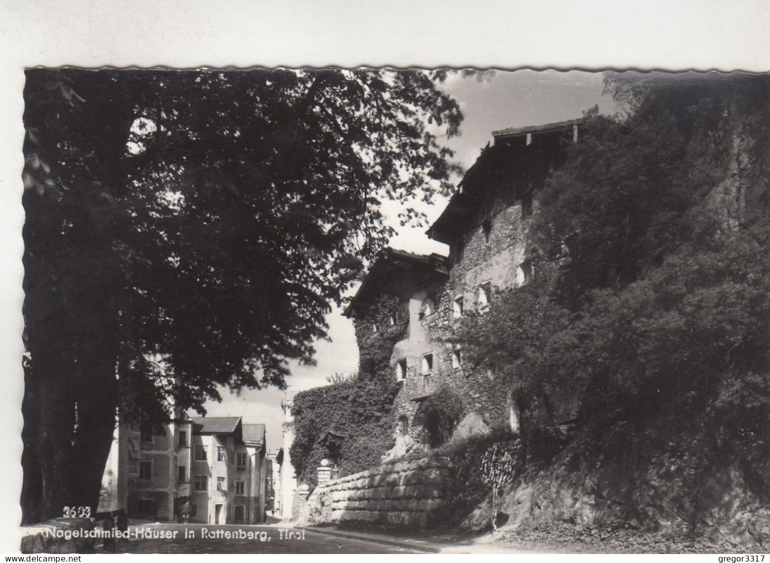 D3326) Nagelschimied Häuser In RATTENBERG - Tirol - Schöne Alte S/W AK - Rattenberg