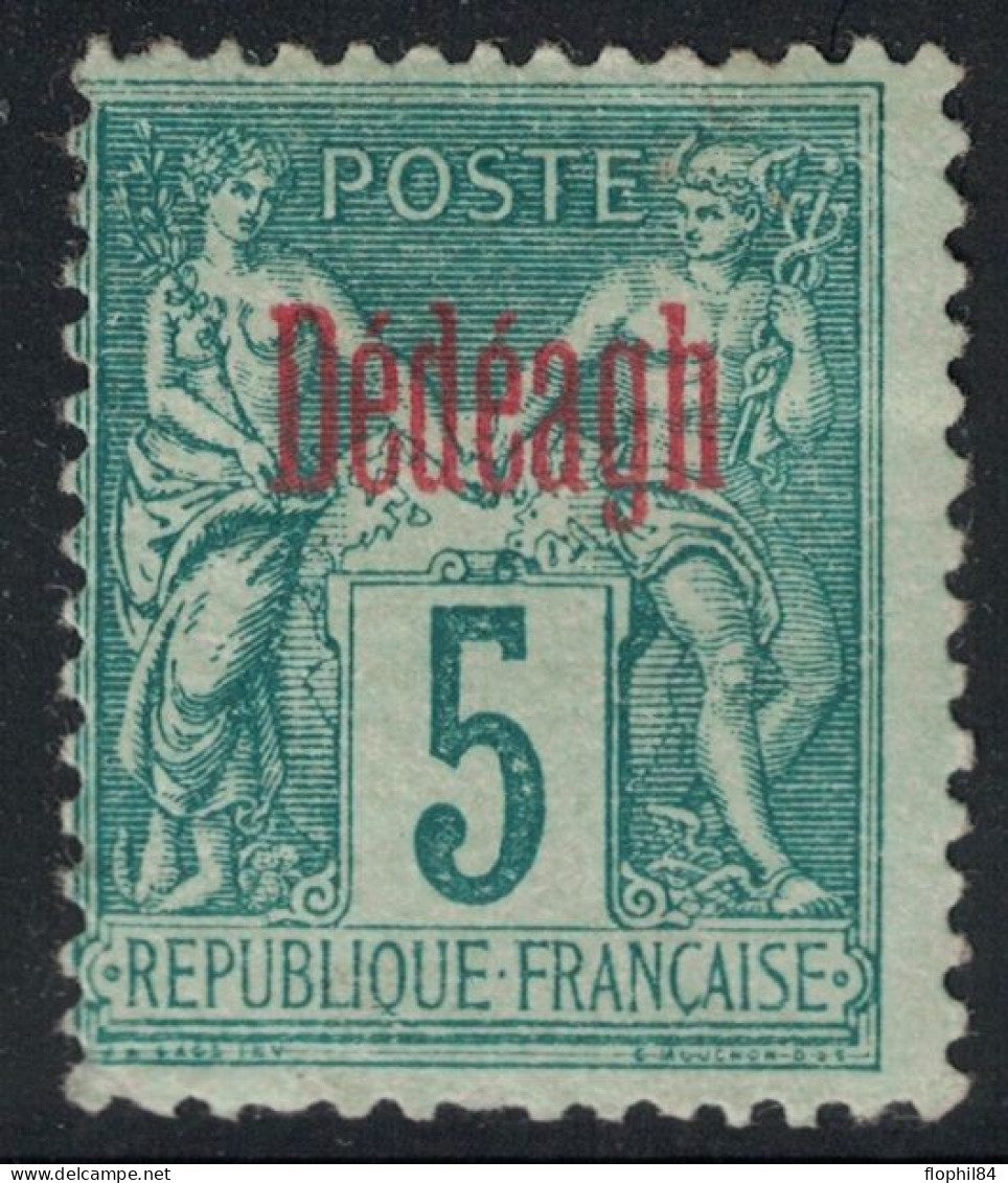 DEDEAGH - N°1 - NEUF AVEC TRACE DE CHARNIERE - SIGNATURE THIAUDE - COTE 20€. - Unused Stamps