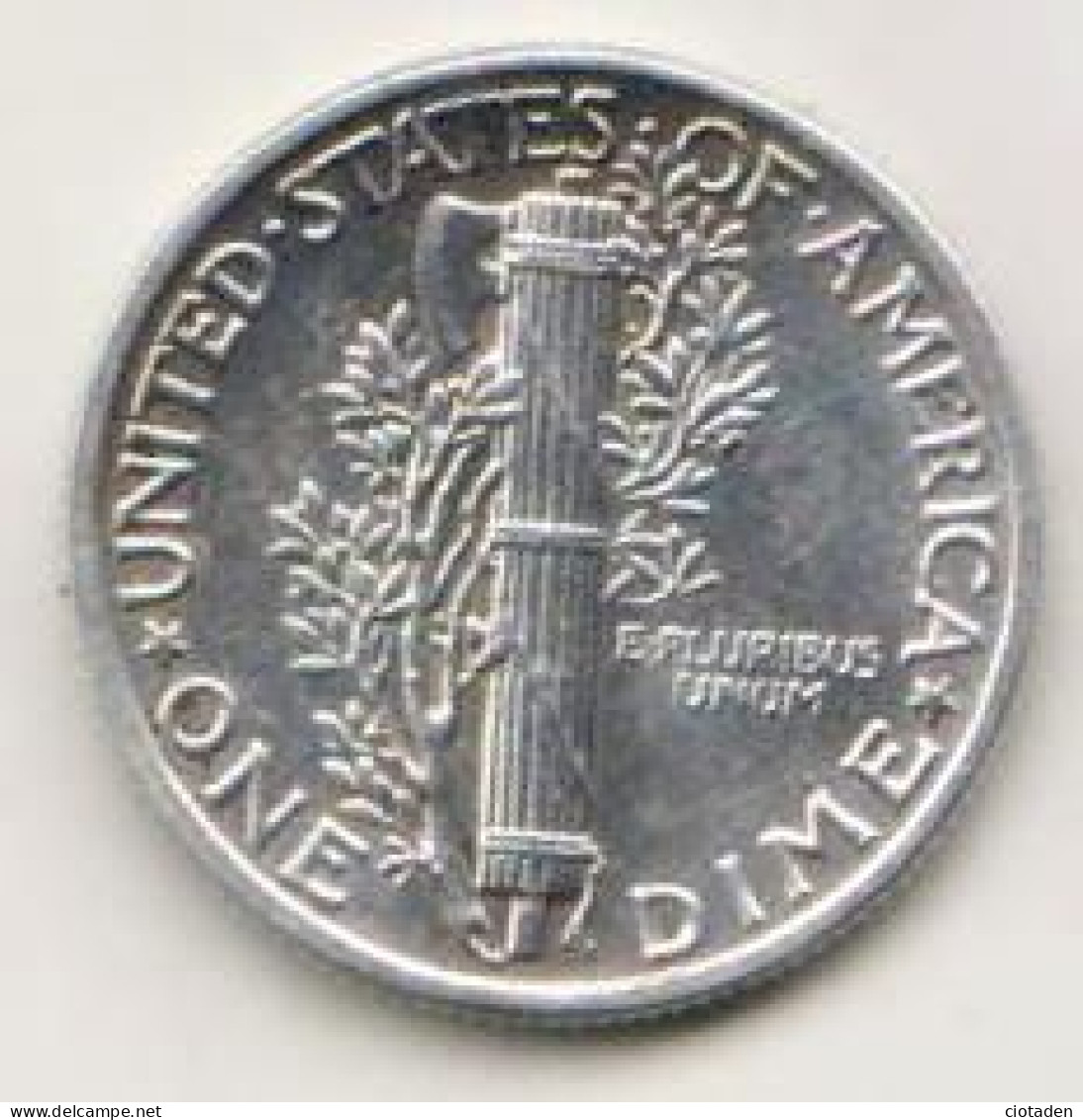 1943 - ONE DIME - ARGENT - 1916-1945: Mercury (kwik)