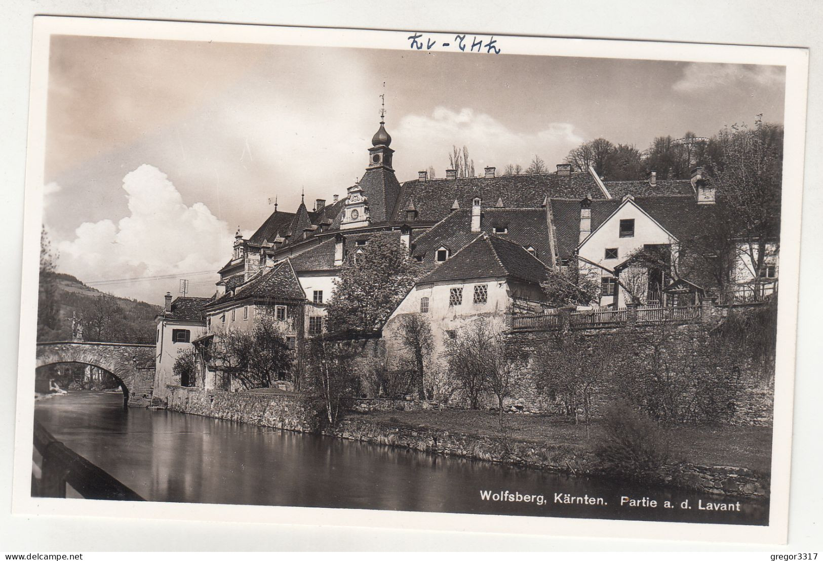 D3341) WOLFSBERG  Kärnten - Partie A. D. LAVANT - Brücke Häuser ALT 1940 Frank Ferlad - Wolfsberg