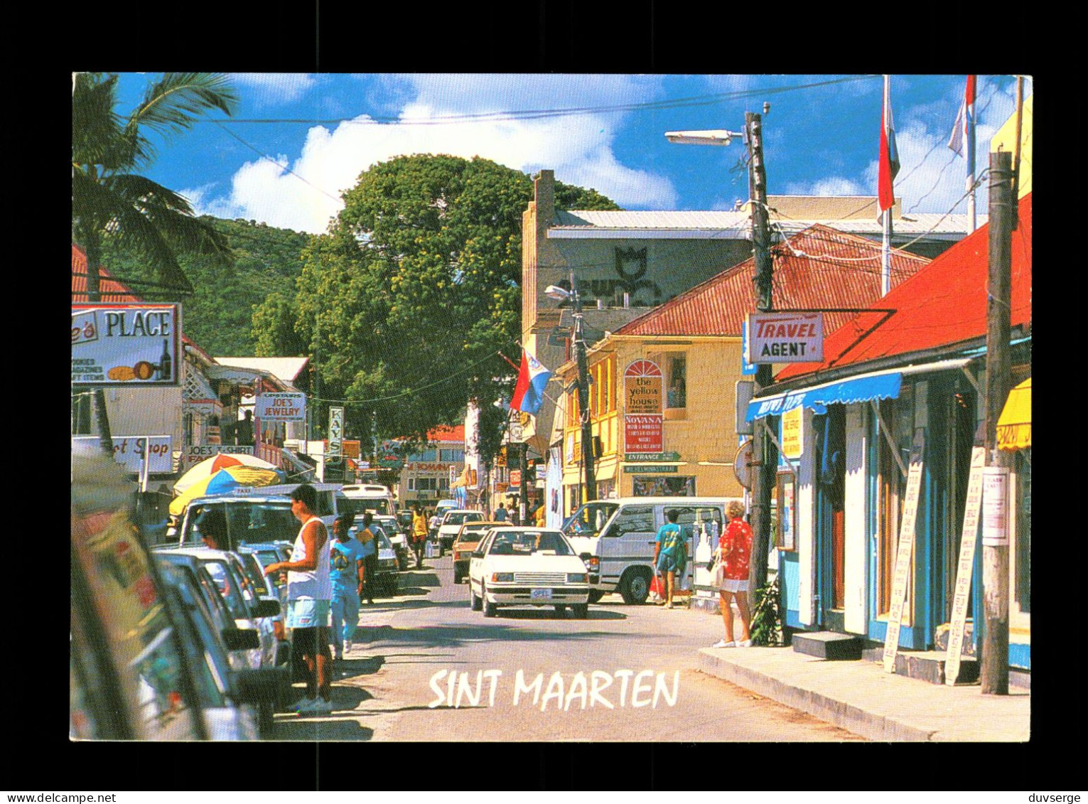 Sint Maarten Saint Martin Netherlands Antilles Philipsburg Front Street - Sint-Marteen
