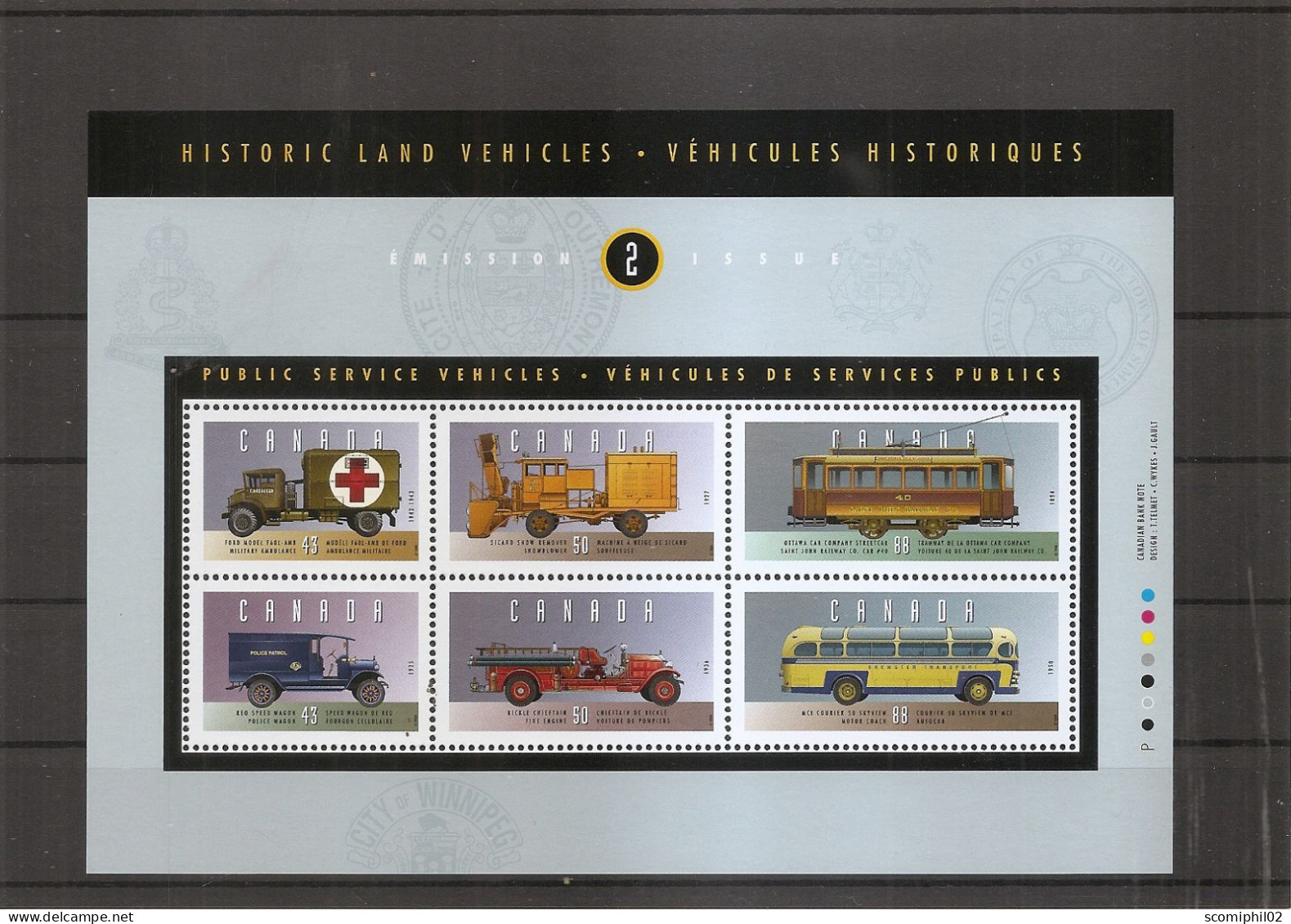 Canada - Transports ( Bf 12 XXX -MNH ) - Hojas Bloque