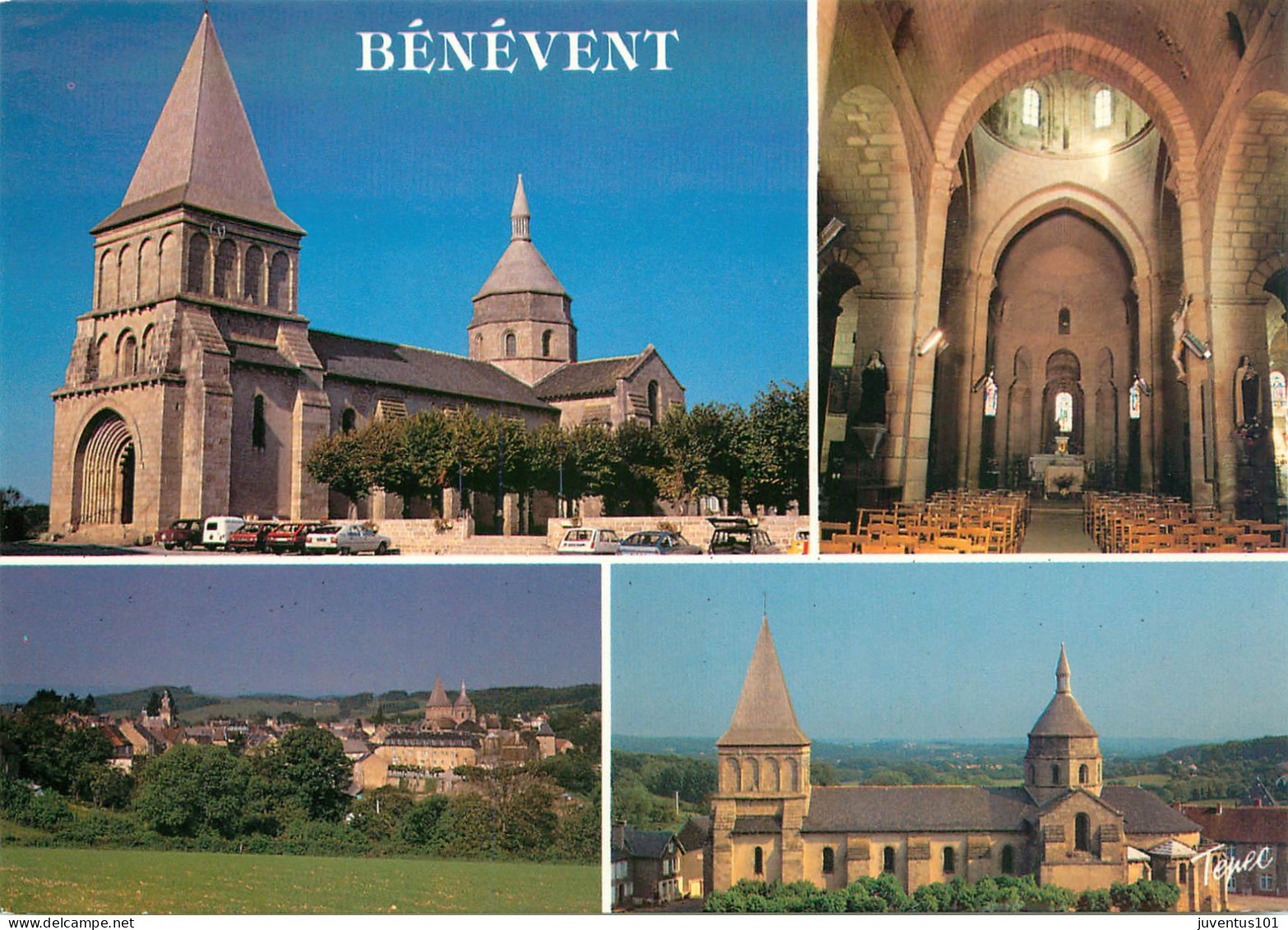 CPSM Bénévent-Multivues   L2341 - Benevent L'Abbaye