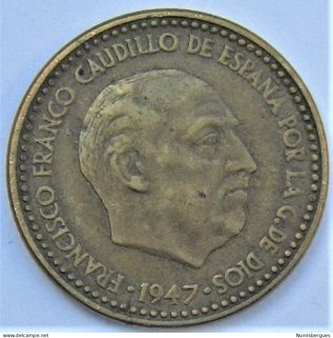 Pièce De Monnaie 1 Peseta 1953 - 1 Peseta