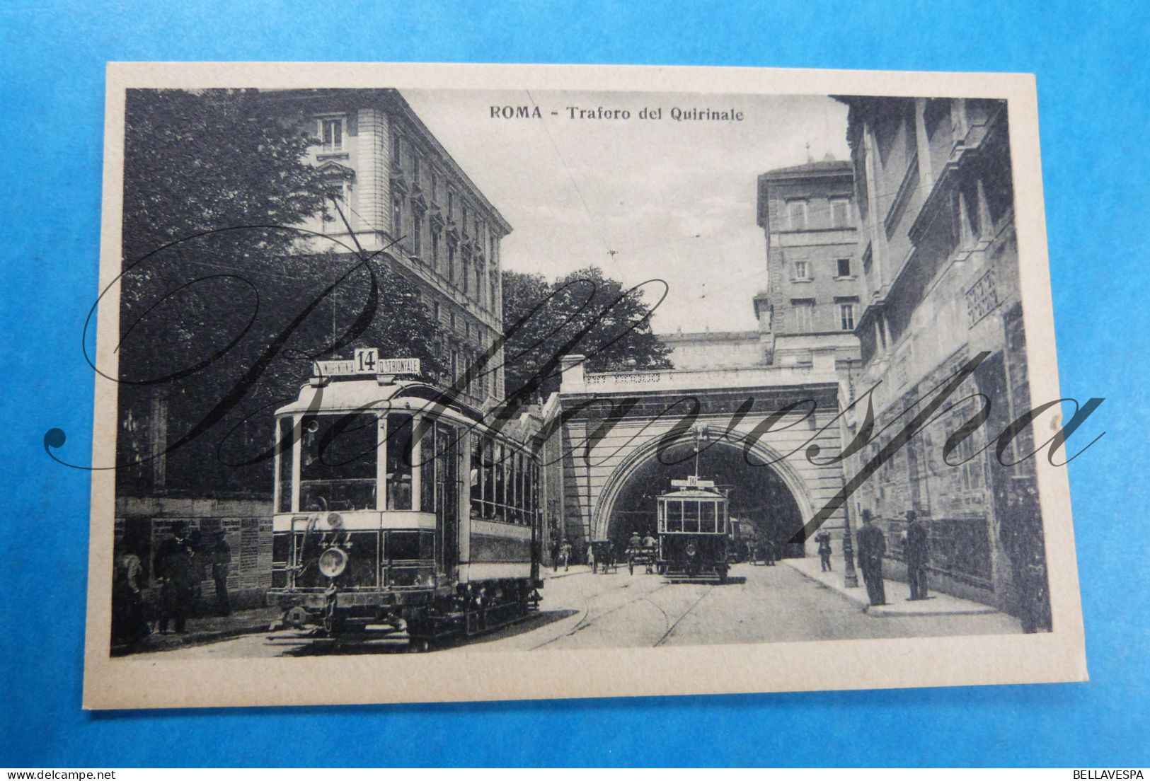 Roma Traforo Del Quirinale  Tramway Tram Independenza 14 & 16 - Tram