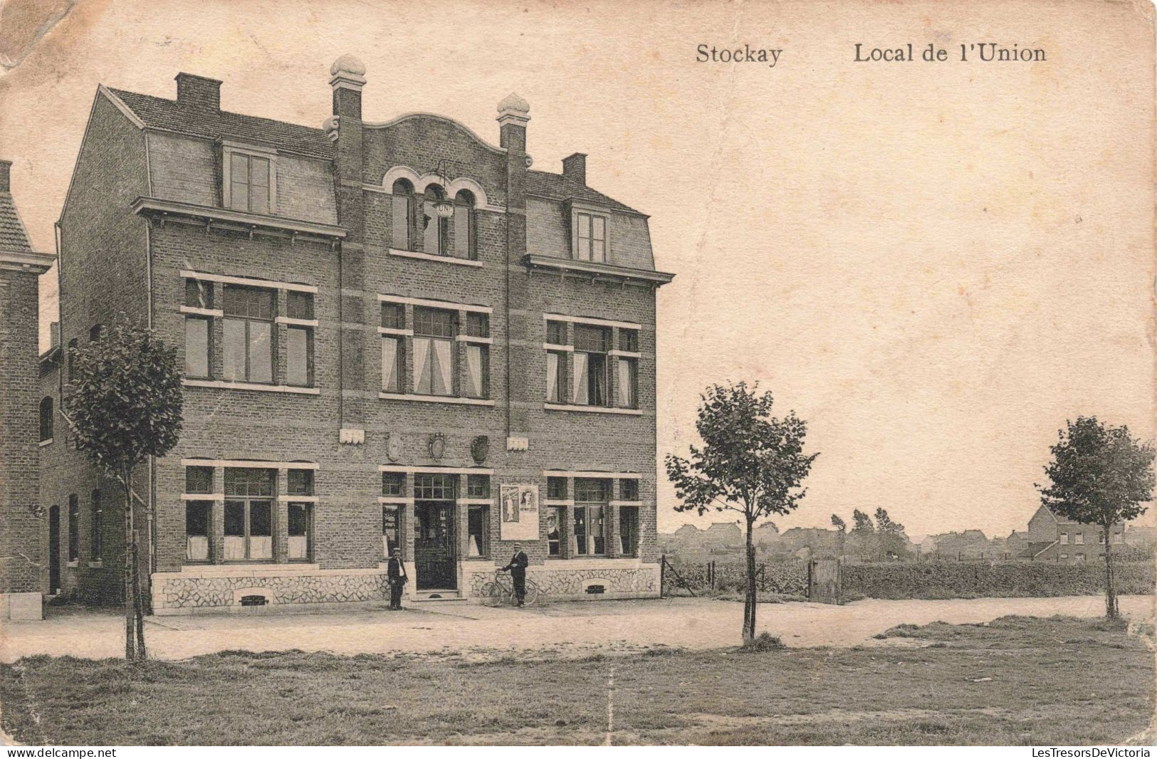 Belgique - Stockay - Local De L'union - Animé - Edit N. Laflotte - Carte Postale Ancienne - Waremme