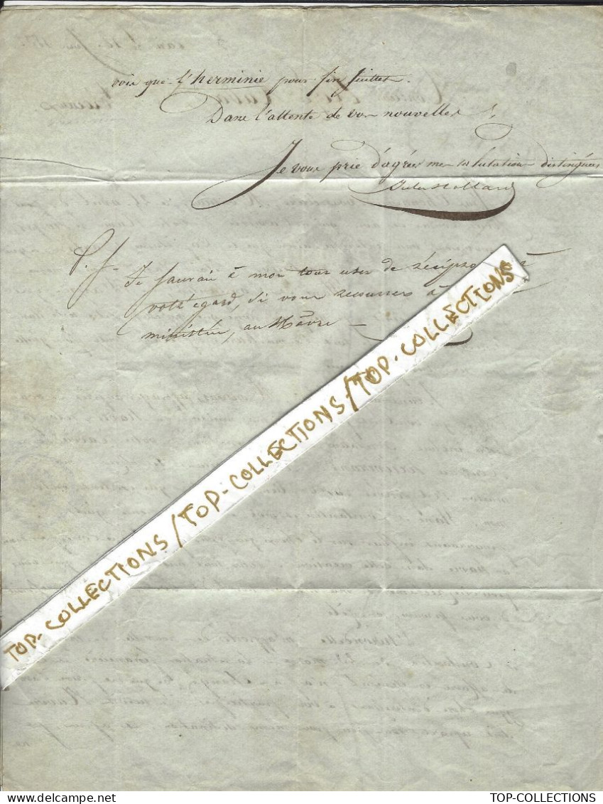 JUDAICA  1832  LETTRE  Jules Hollard Négociant Paris > Elisée Raba Banquier Bordeaux  NAVIGATION COMMERCE INTERNATIONAL - 1800 – 1899