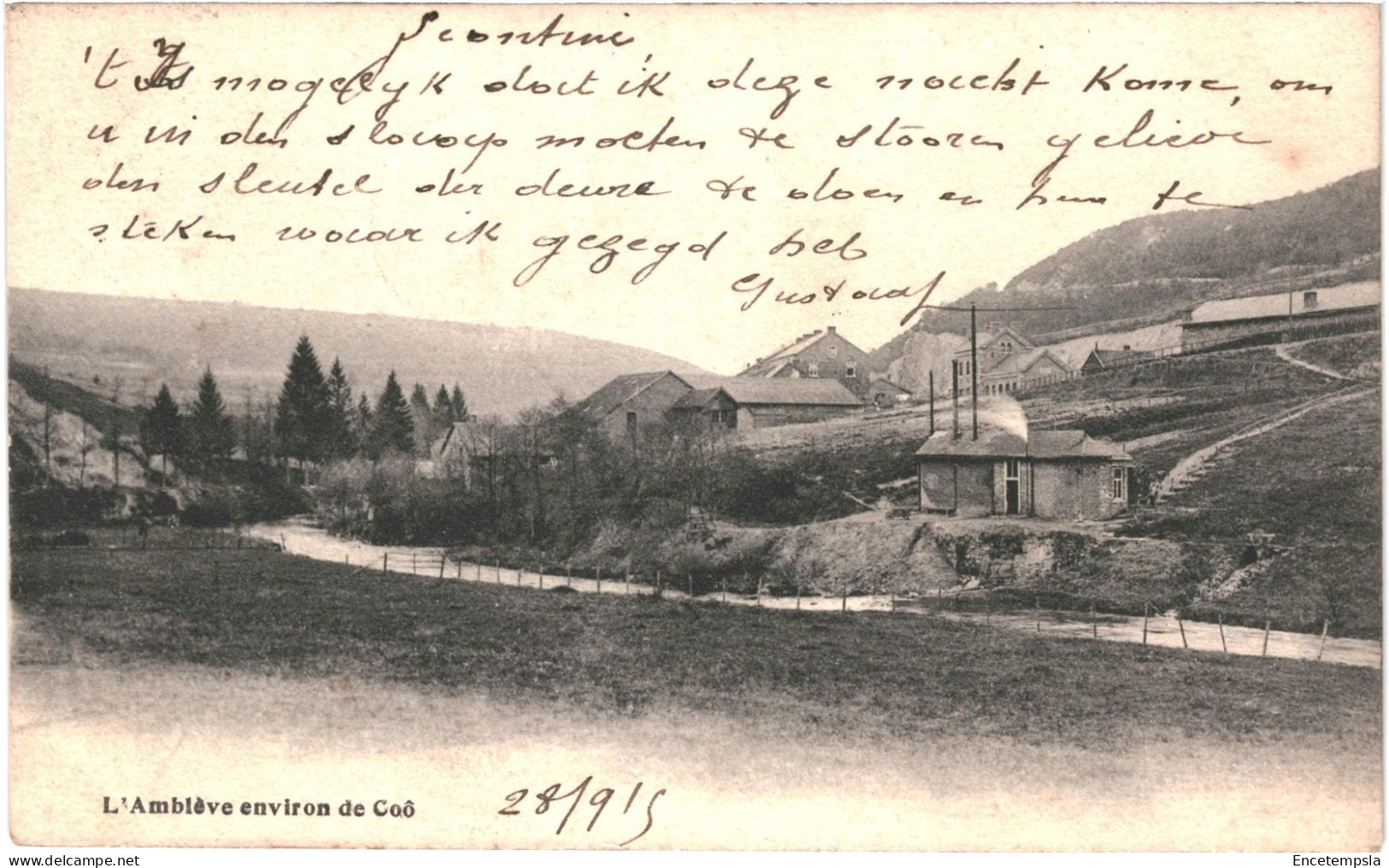 CPA Carte Postale  Belgique Coo Environs L'Amblève 1905 VM70497 - Stavelot