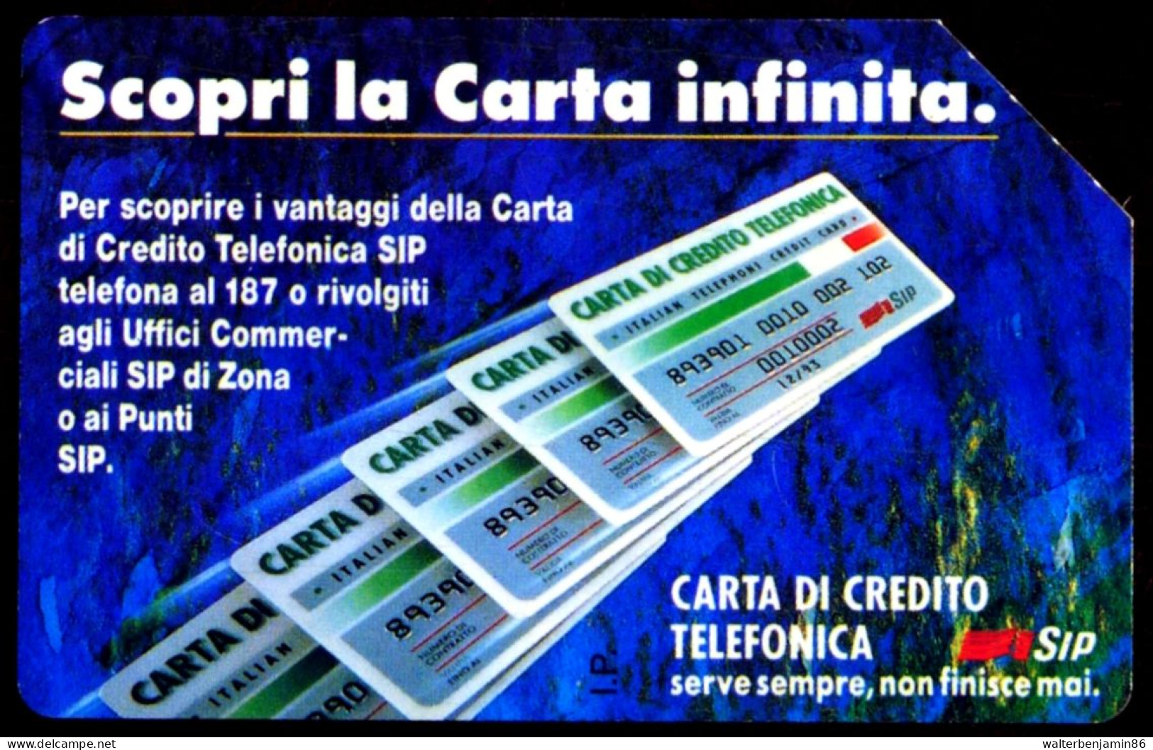 G 111 C&C 1204 SCHEDA TELEFONICA USATA CARTA INFINITA 5.000 L. 31.12.92 MAN TIPO B - [3] Erreurs & Variétées