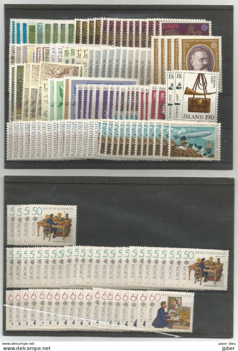 Europa 1979 - Accumulation De 153 Timbres Neufs - 1979