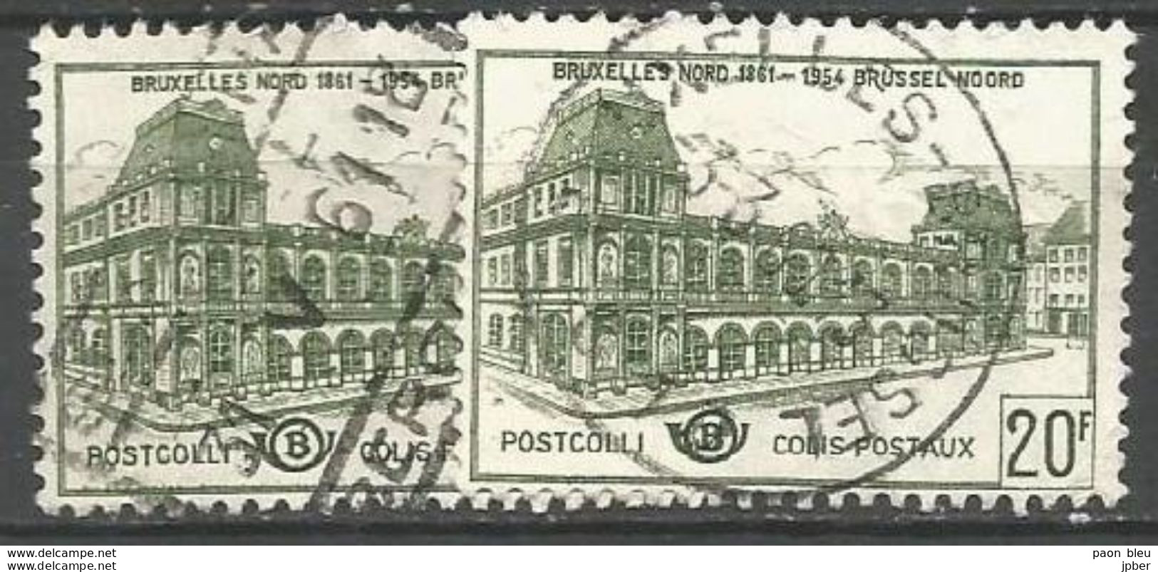 Belgique - Chemin De Fer - TR 366 - Timbres Oblitétés - Ste Agatha Berchem - Bruxelles - Used