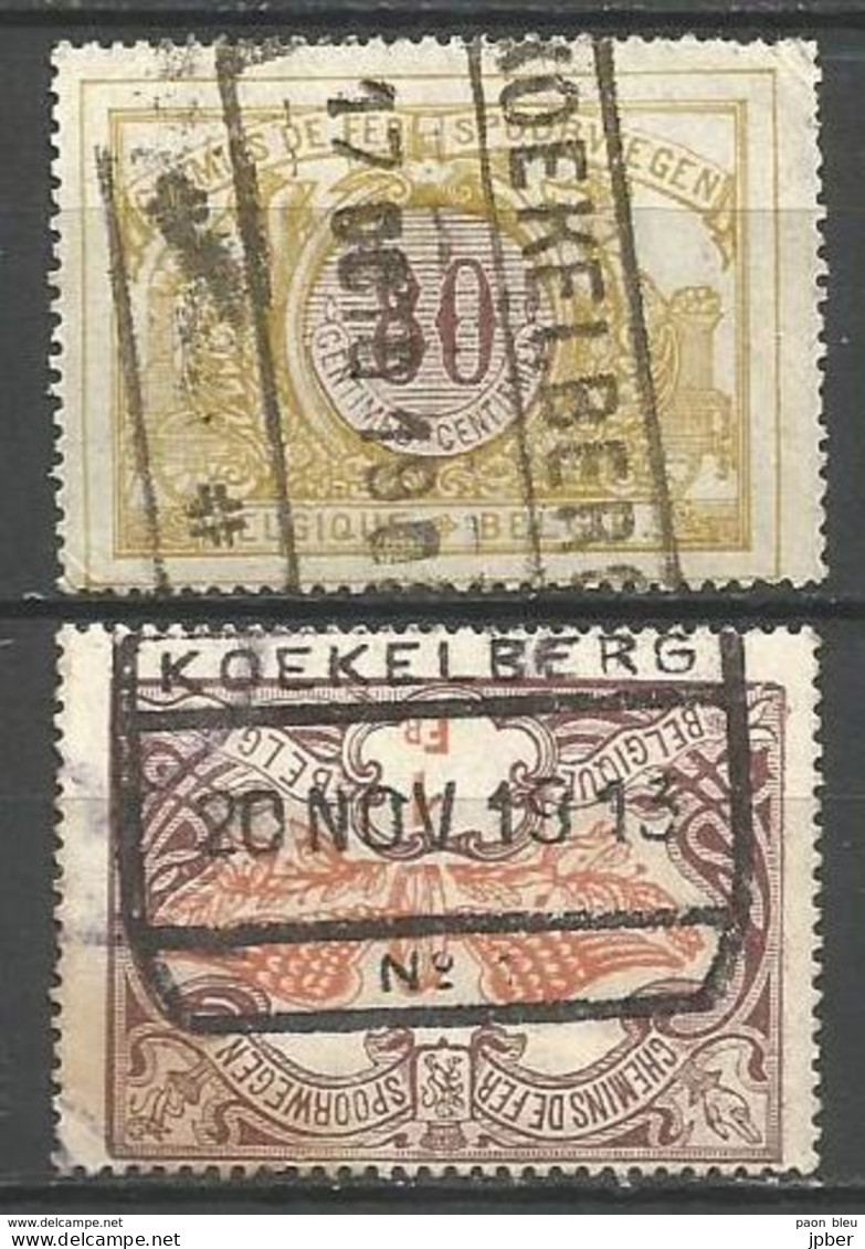 Belgique - Chemin De Fer - TR39 TR41 - Obl. KOEKELBERG - Otros & Sin Clasificación