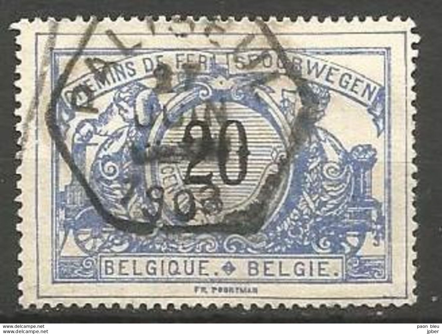 Belgique - Chemin De Fer - TR17  Obl. PALISEUL - Andere & Zonder Classificatie