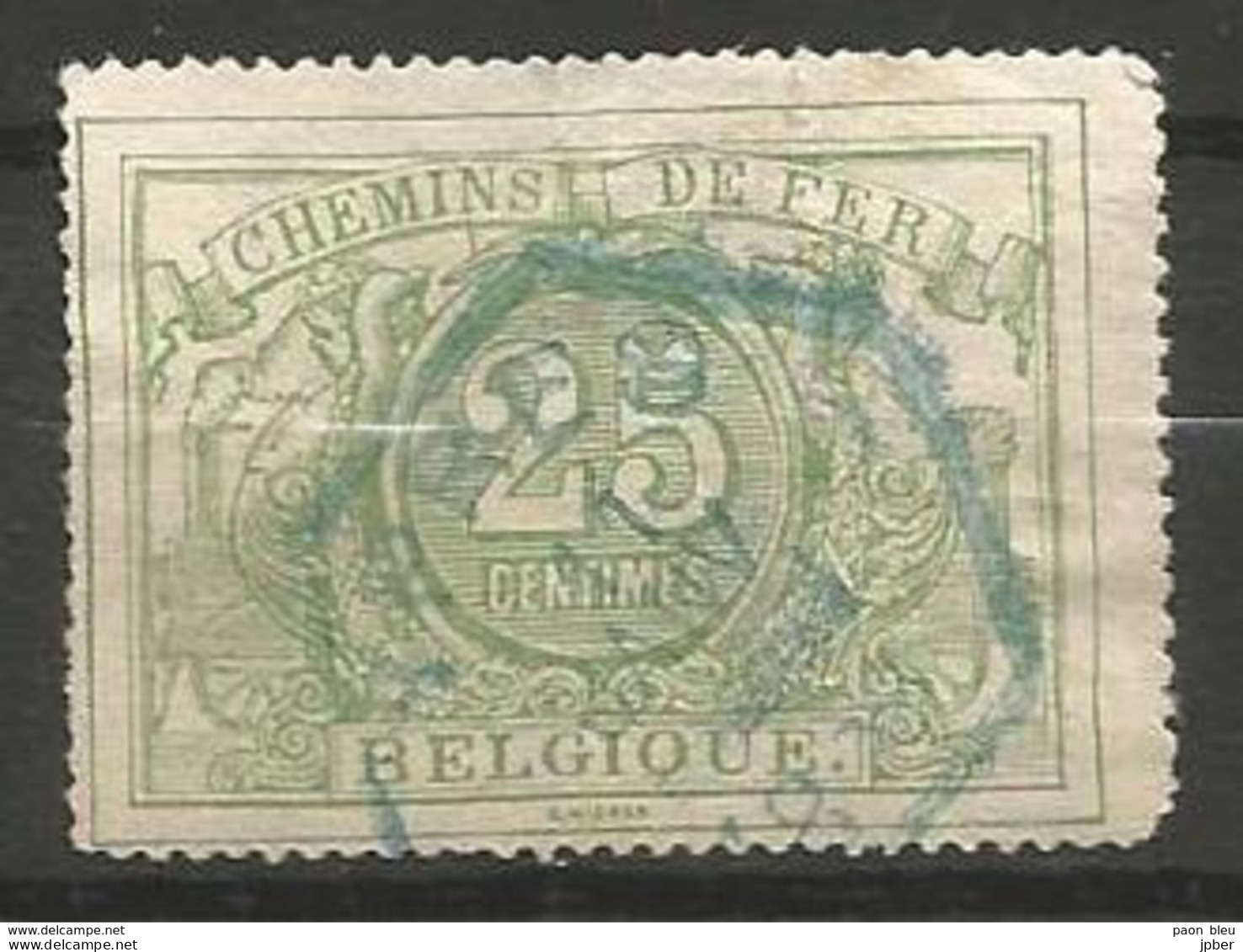 Belgique - Chemin De Fer - TR10   Obl. YPRES En Bleu - Used