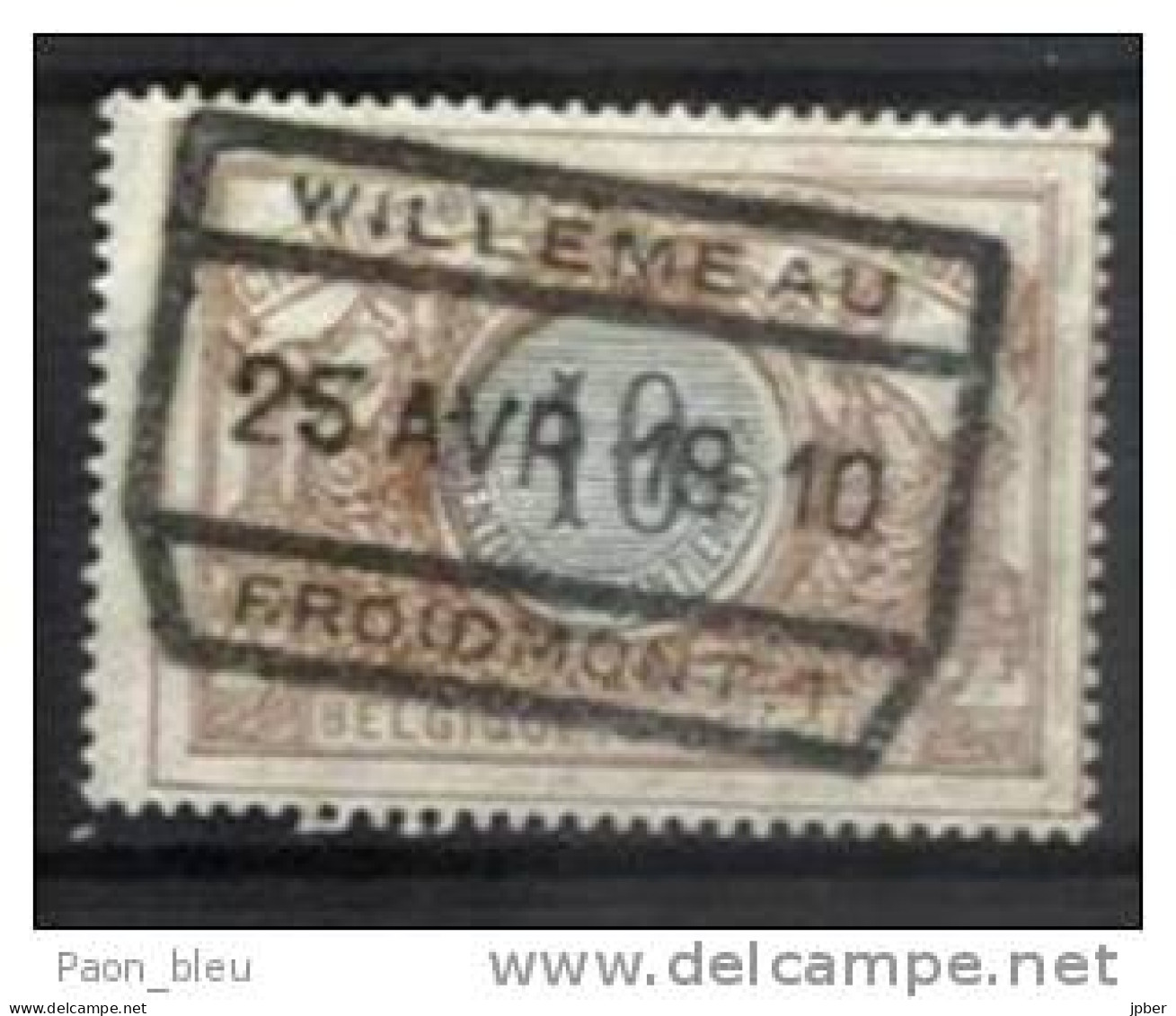 Belgique - Chemin De Fer N°TR28 Obl. WILLEMEAU  FROIDMONT 1 - Usados