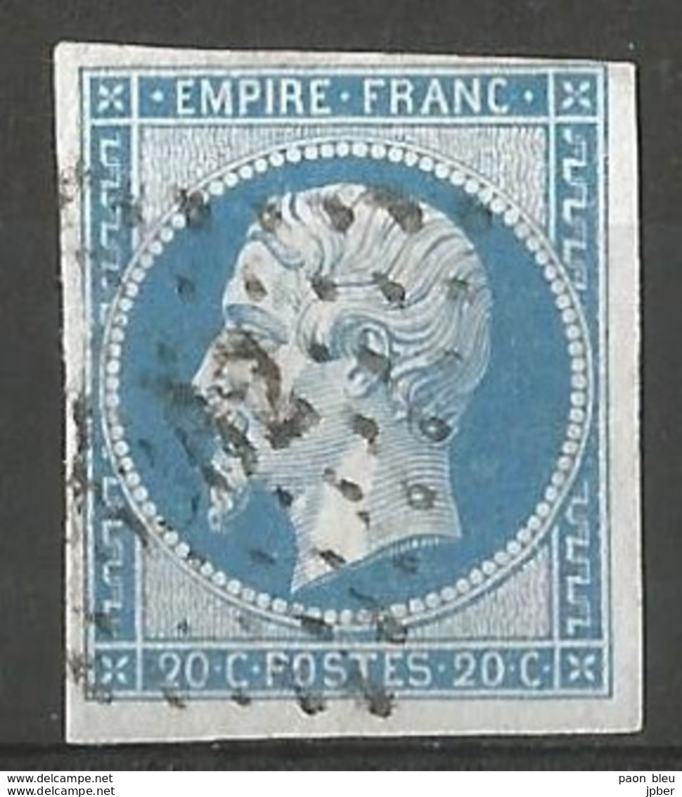 FRANCE - Oblitération Petits Chiffres LP 3362 THUIR (Pyrénées-Orientales) - 1853-1860 Napoleone III