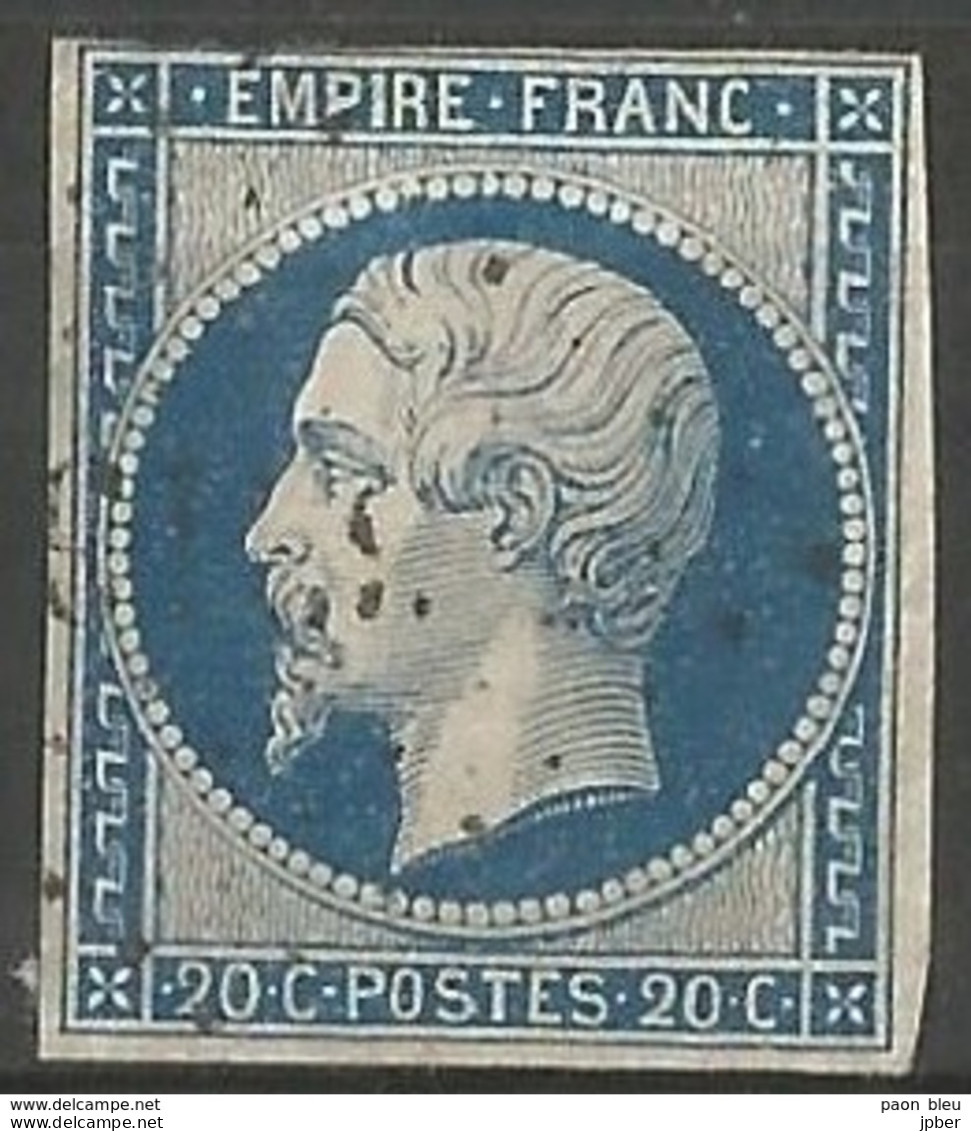 FRANCE - Oblitération Petits Chiffres LP 3319 TARASCON-SUR-RHONE (Bouches-de-Rhône) - 1853-1860 Napoleone III