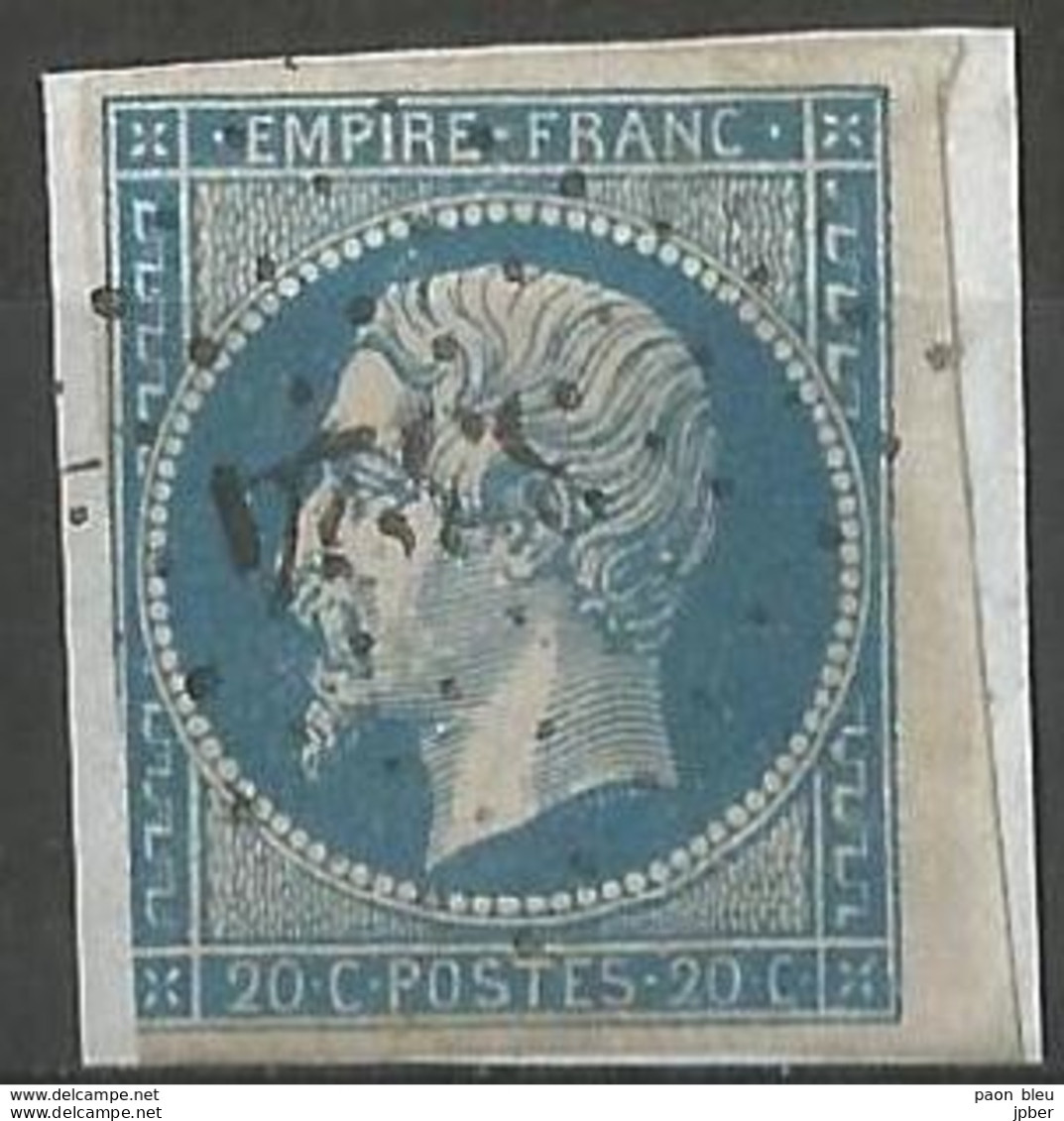 FRANCE - Oblitération Petits Chiffres LP 3324 TAUVES (Puy-de-Dôme) - 1853-1860 Napoleone III