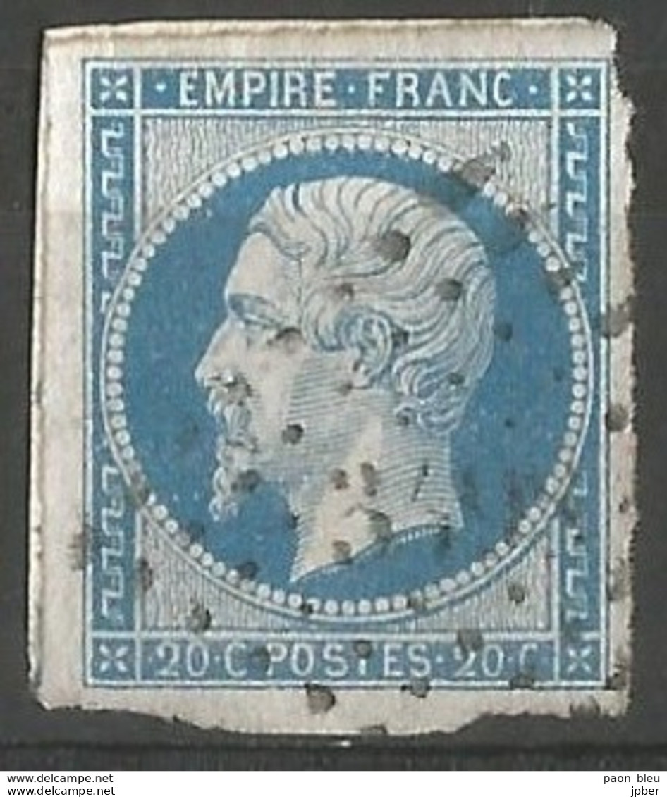 FRANCE - Oblitération Petits Chiffres LP 3498 VASSY-SUR-BLAISE (Haute-Marne) - 1853-1860 Napoléon III