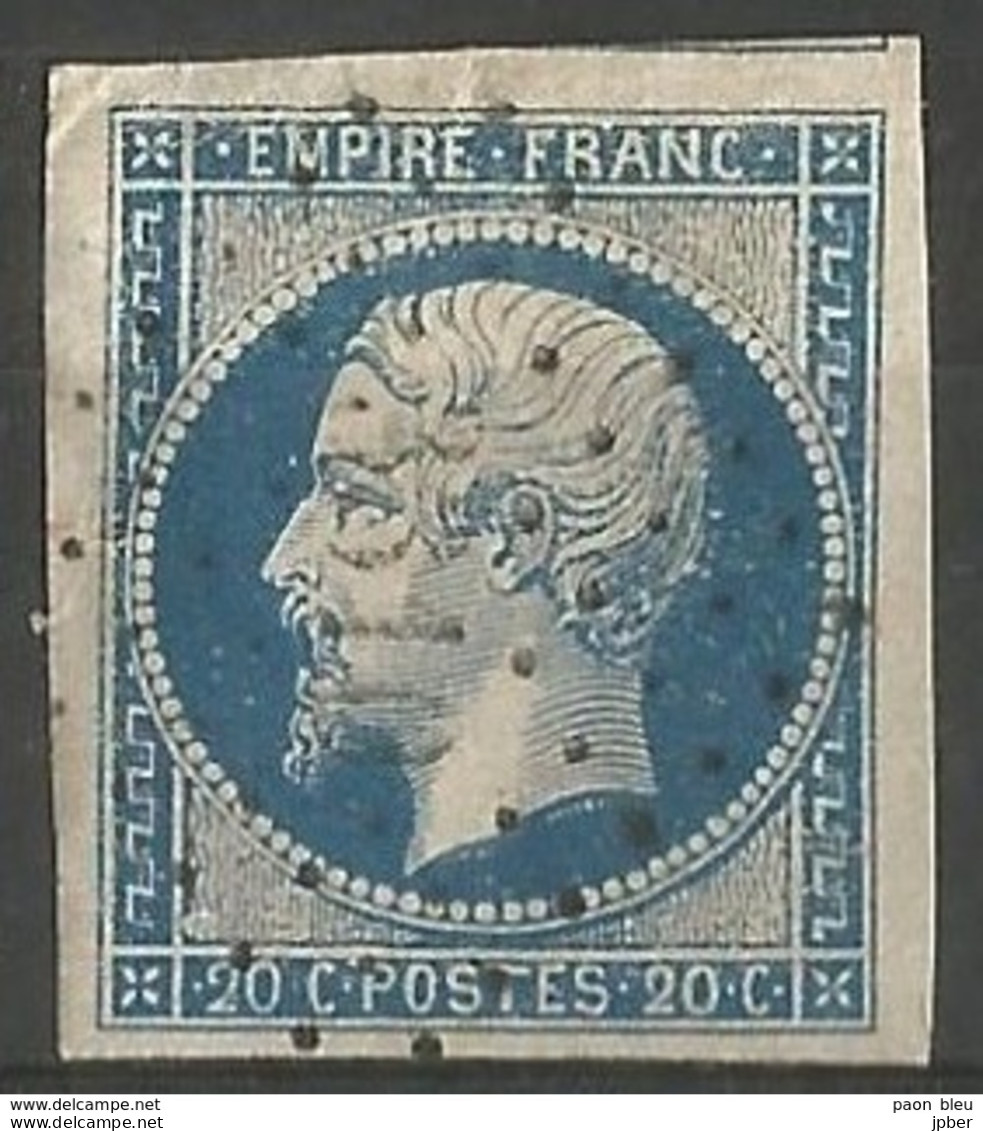 FRANCE - Oblitération Petits Chiffres LP 3310 St-YRIEIX (Haute-Vienne) - 1853-1860 Napoléon III