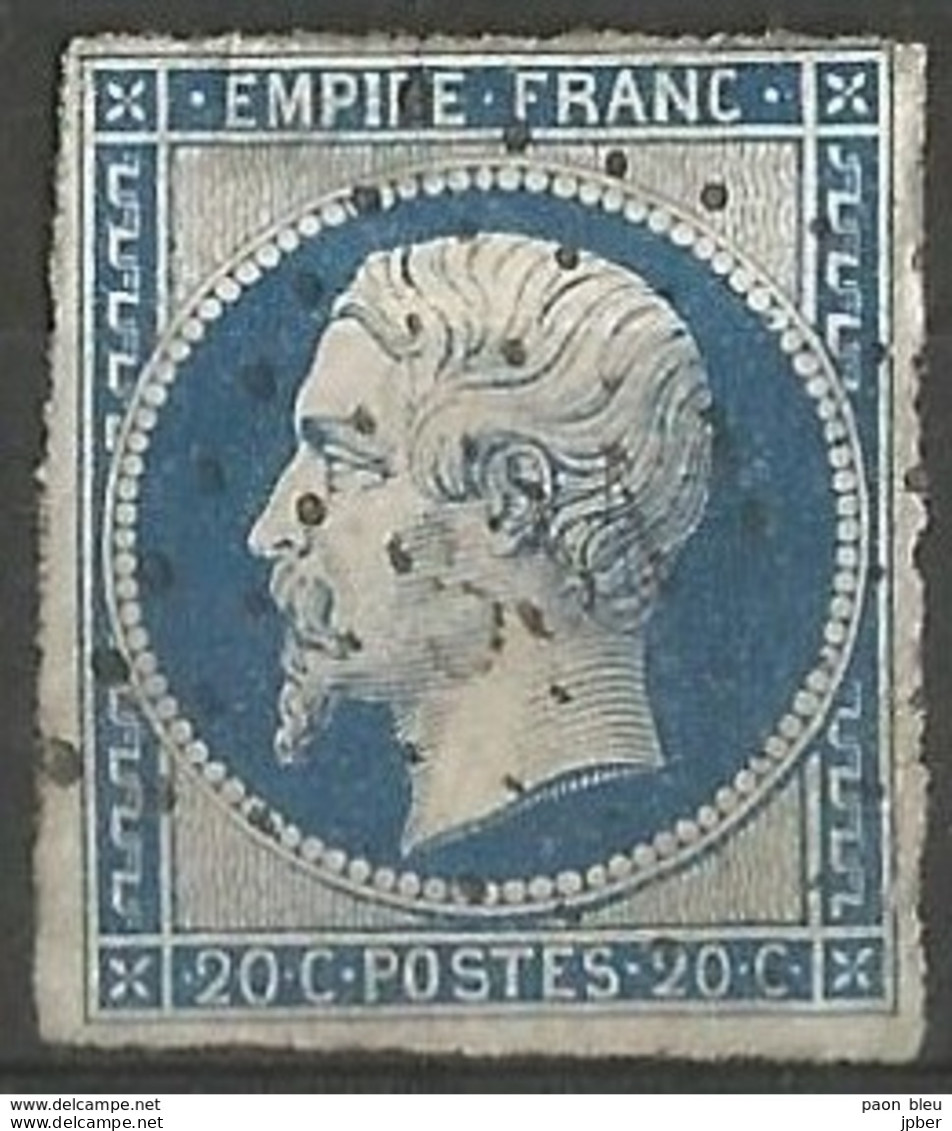 FRANCE - Oblitération Petits Chiffres LP 3311 TAGNON (Ardennes) - 1853-1860 Napoléon III