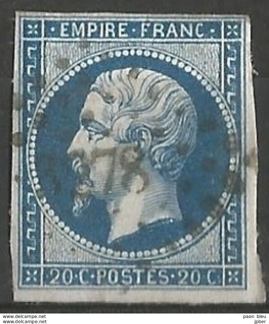 FRANCE - Oblitération Petits Chiffres LP 3278 St-SERVAN (Ille & Vilaine) - 1853-1860 Napoleone III