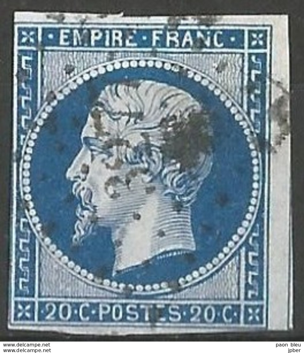 FRANCE - Oblitération Petits Chiffres LP 3277 St-SERNIN-SUR-RANCE (Aveyron) - 1853-1860 Napoleone III