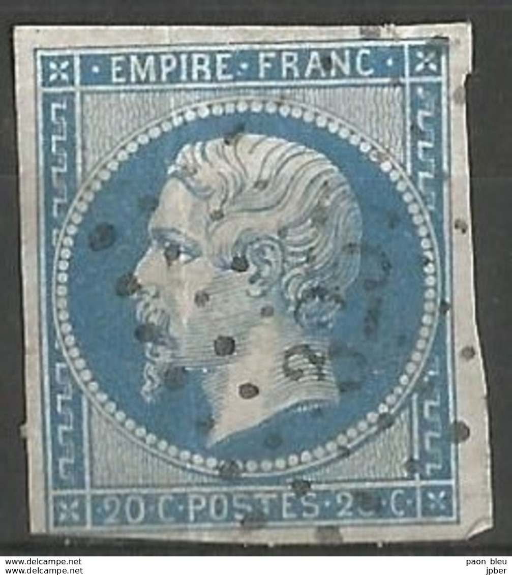 FRANCE - Oblitération Petits Chiffres LP 3257 St-RAMBERT (Ain) - 1853-1860 Napoléon III