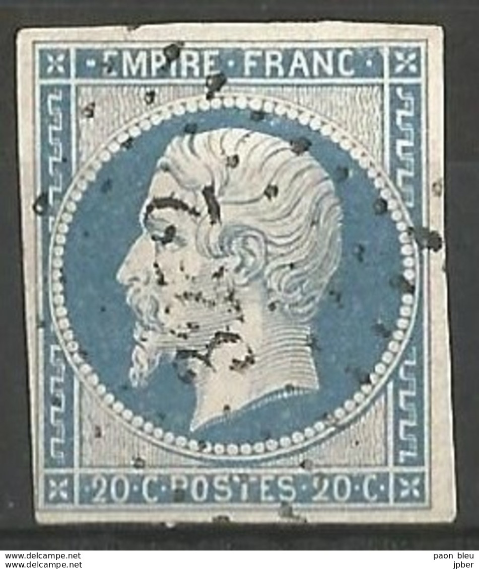 FRANCE - Oblitération Petits Chiffres LP 3252 St-PONS (Hérault) - 1853-1860 Napoléon III