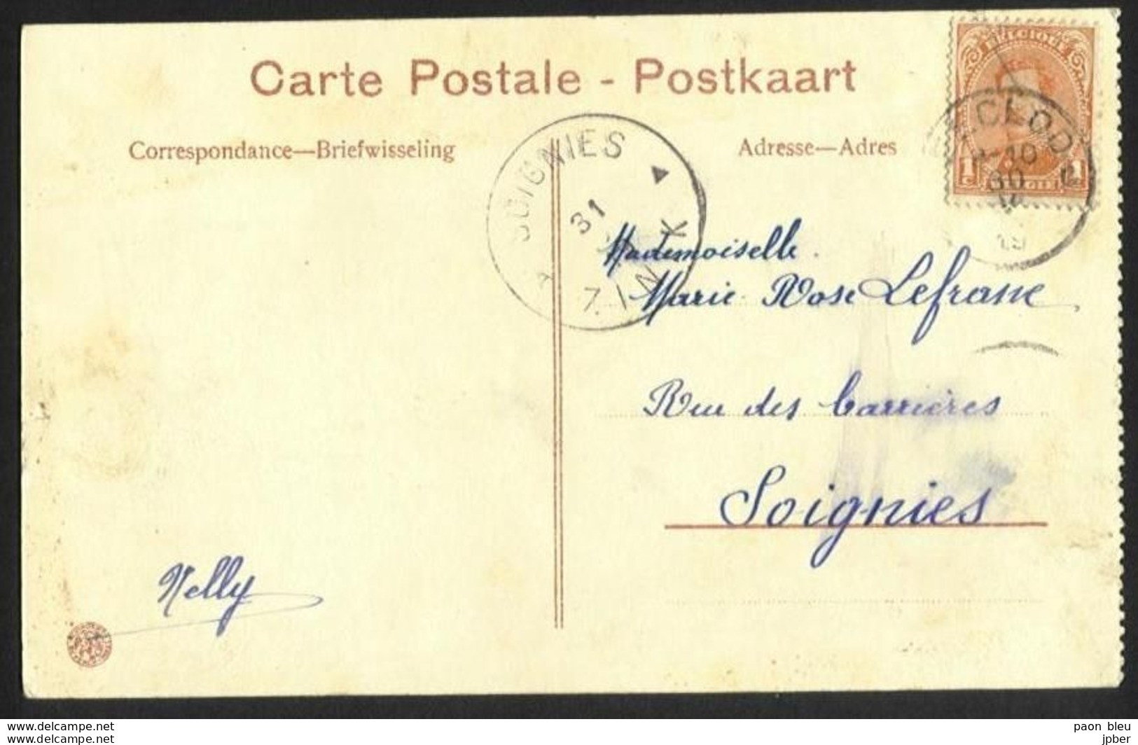 Belgique - Obl.fortune 1919 - Obl. EECLOO (Eeklo) 30/5/19 - Otros & Sin Clasificación