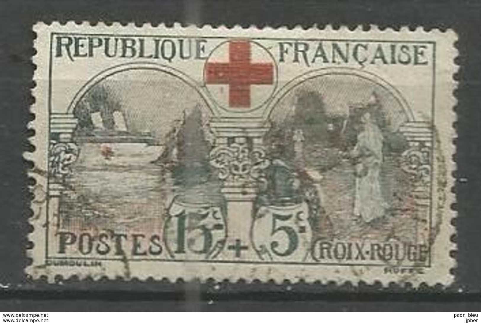 France - Croix-Rouge N°156 - Usati