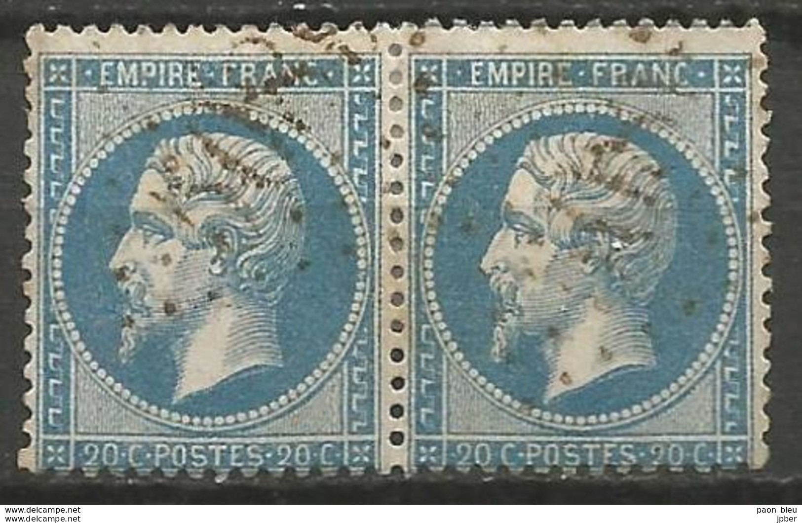 France - Napoleon III Et/ou Cérès - Oblitération Sur N°22 - GC 5089 JAFFA (Syrie) - 1853-1860 Napoléon III