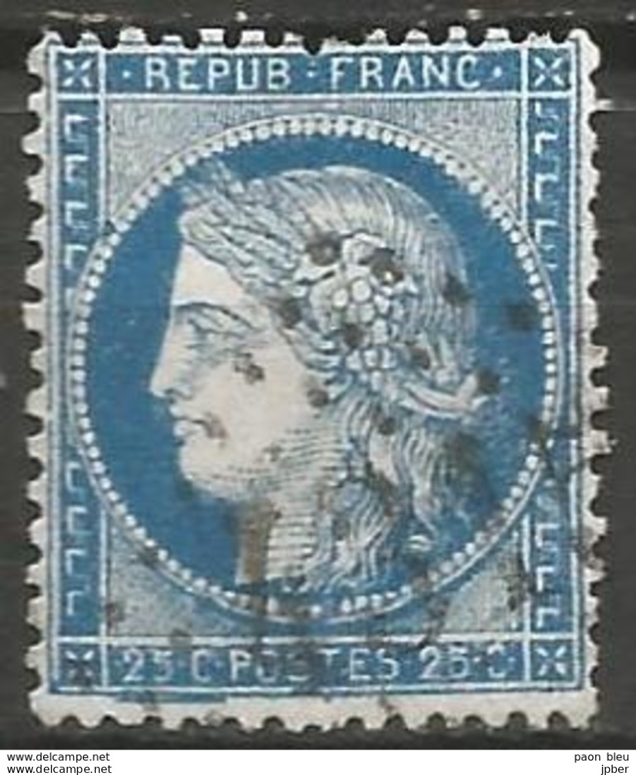 France - Napoleon III Et/ou Cérès - Oblitération Sur N°60A - GC 4315 VIZILLE (Isère) - 1871-1875 Cérès