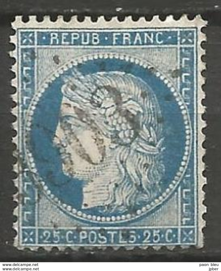 France - Napoleon III Et/ou Cérès - Oblitération Sur N°60C - GC 3903 TARARE (Rhône) - 1871-1875 Ceres