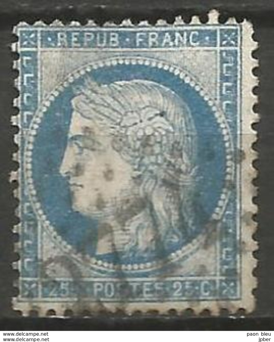 France - Napoleon III Et/ou Cérès - Oblitération Sur N°60C - GC 2774 LA PALISSE (Allier) - 1871-1875 Ceres