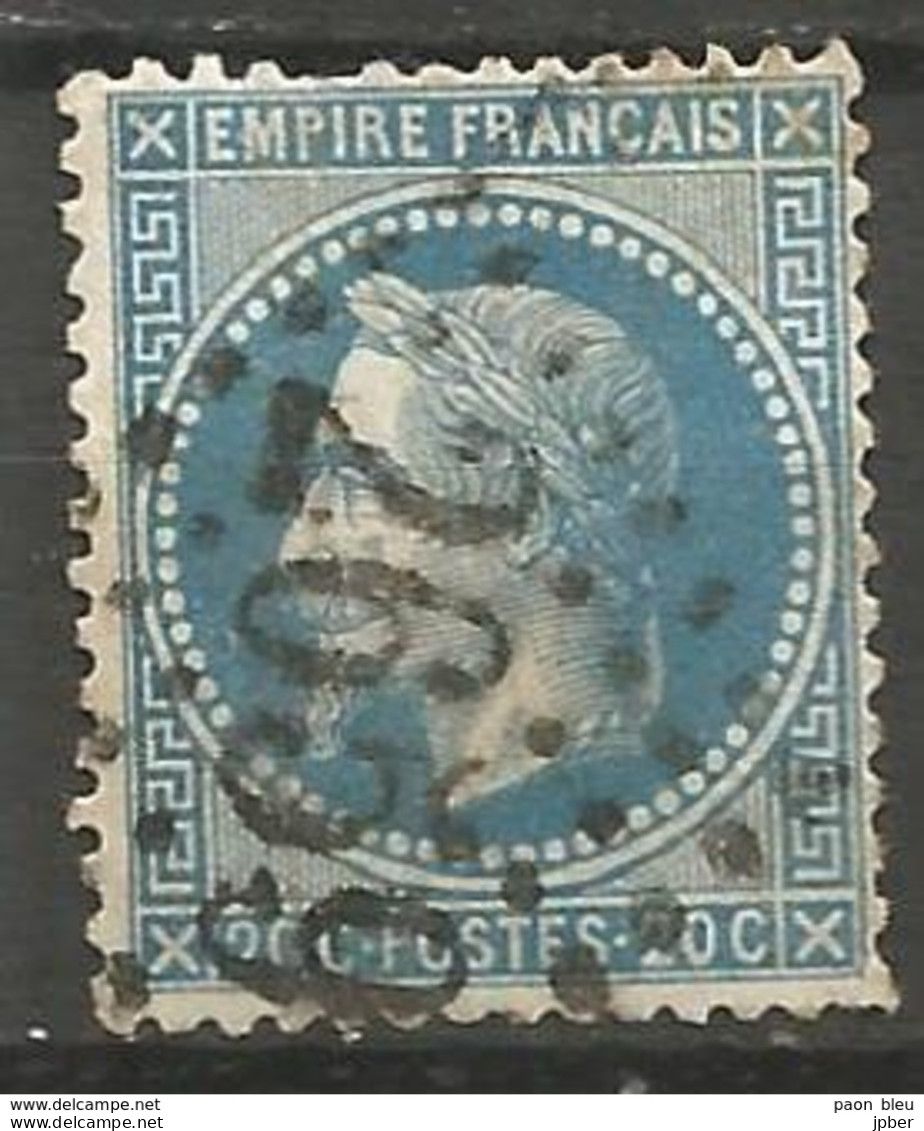 France - Napoleon III Et/ou Cérès - Oblitération Sur N°29B - GC 2659 NIMES (Gard) - 1863-1870 Napoléon III Lauré