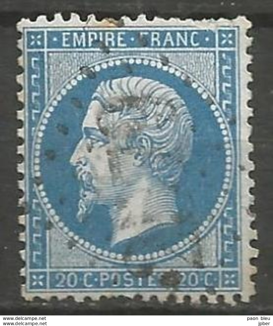 France - Napoleon III Et/ou Cérès - Oblitération Sur N°22 - GC 2579 MUNSTER (Haut-Rhin) - 1853-1860 Napoleone III