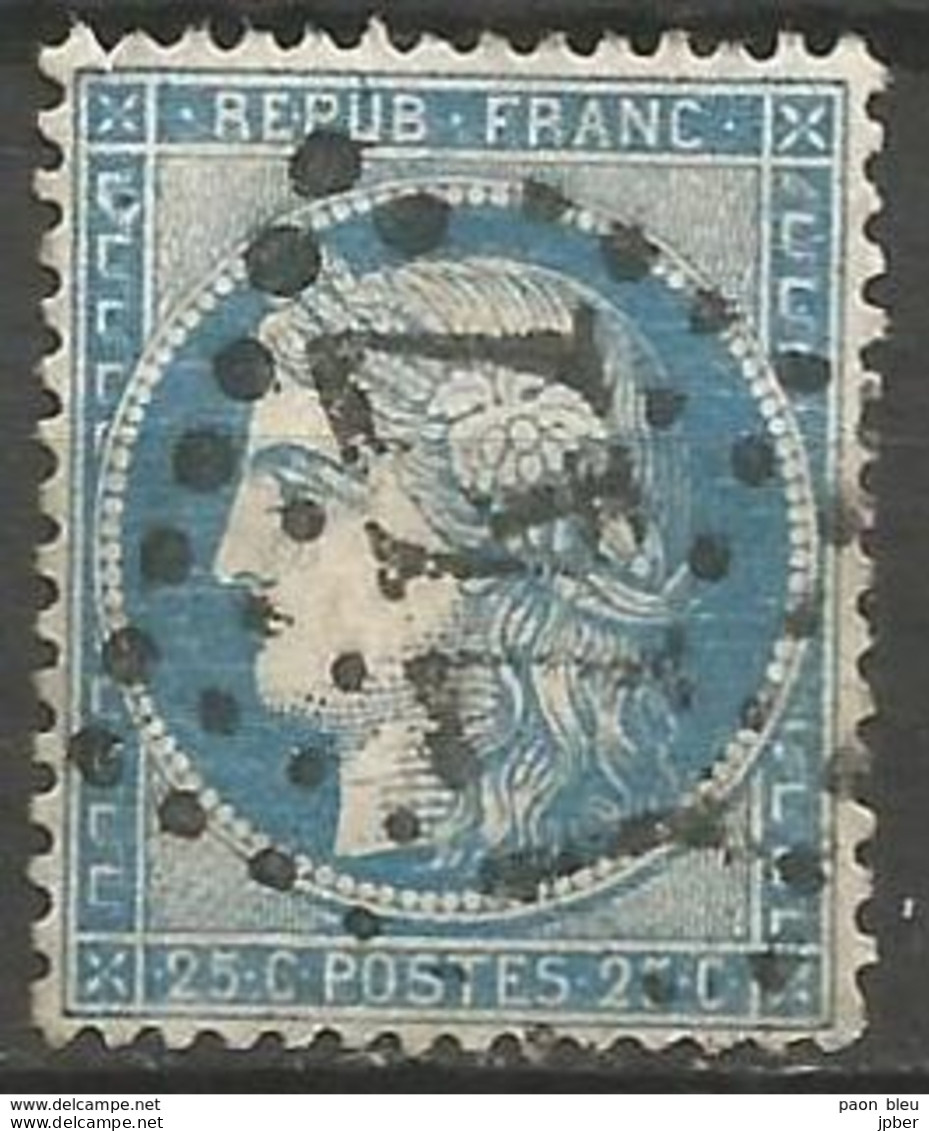 France - Napoleon III Et/ou Cérès - Oblitération Sur N°60A - GC 1747 GUISE (Aisne) - 1871-1875 Ceres