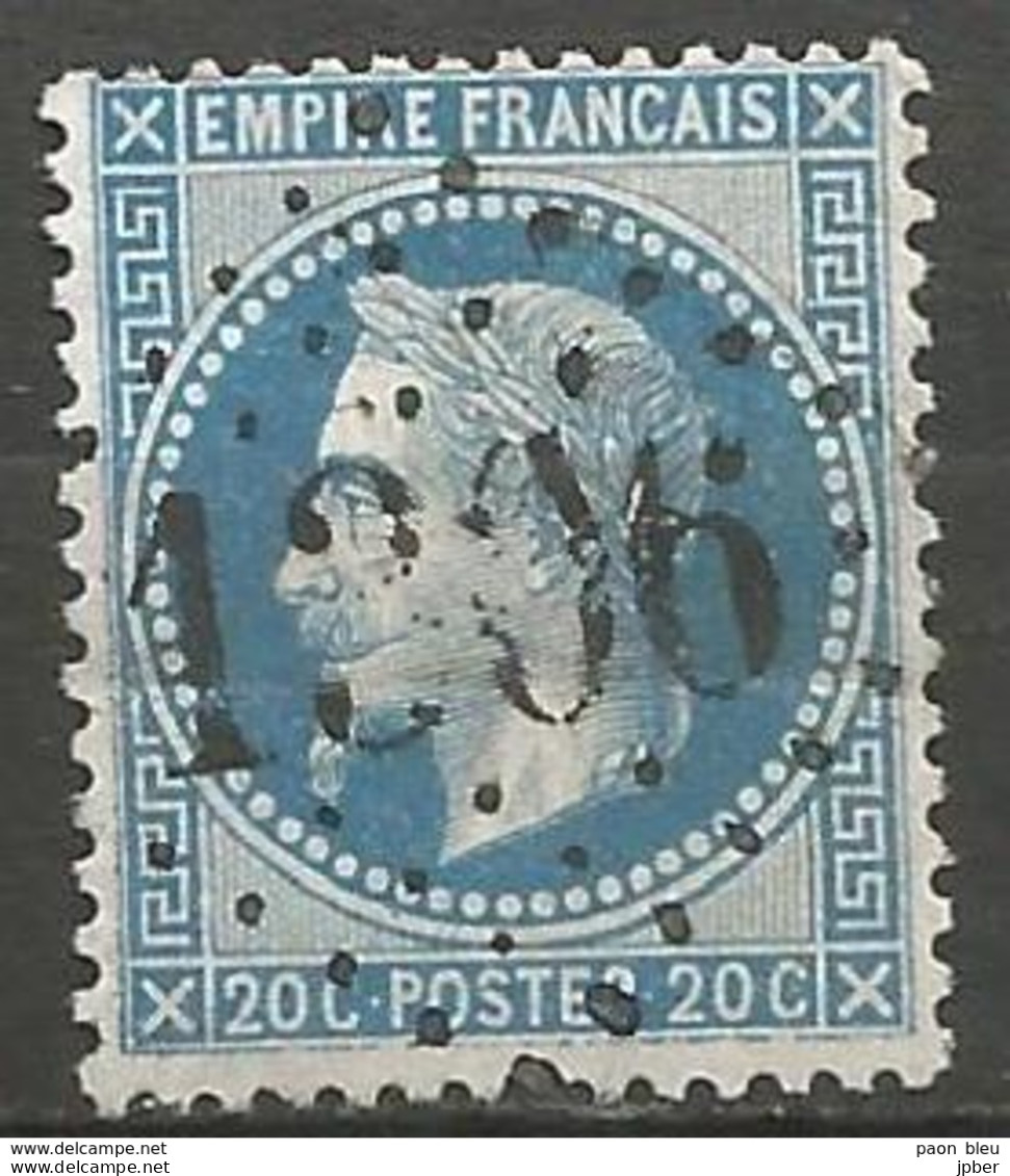 France - Napoleon III Et/ou Cérès - Oblitération Sur N°29A - GC 1306 DIGOIN (Saône & Loire) - 1863-1870 Napoleon III With Laurels