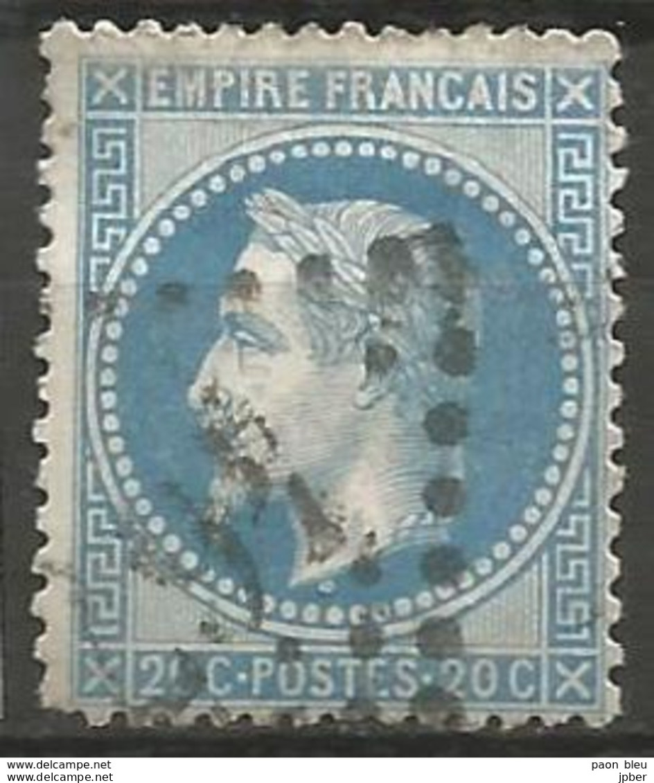 France - Napoleon III Et/ou Cérès - Oblitération Sur N° 29B - GC 467 BETHUNE (Pas-de-Calais) - 1863-1870 Napoléon III Lauré