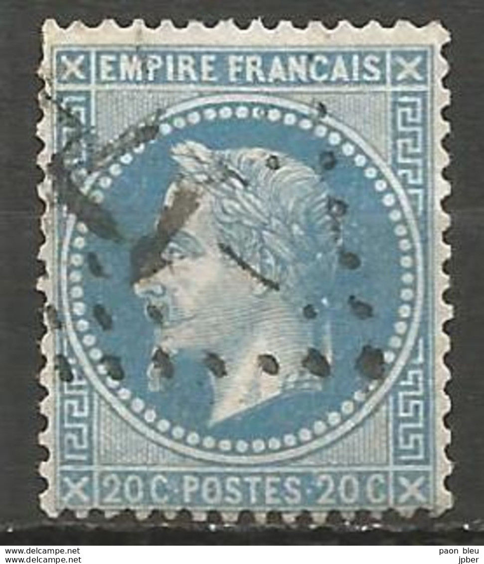 France - Napoleon III Et/ou Cérès Sur N°29A - Oblitération GC 17 AIGRE (Charente) - 1863-1870 Napoléon III Con Laureles