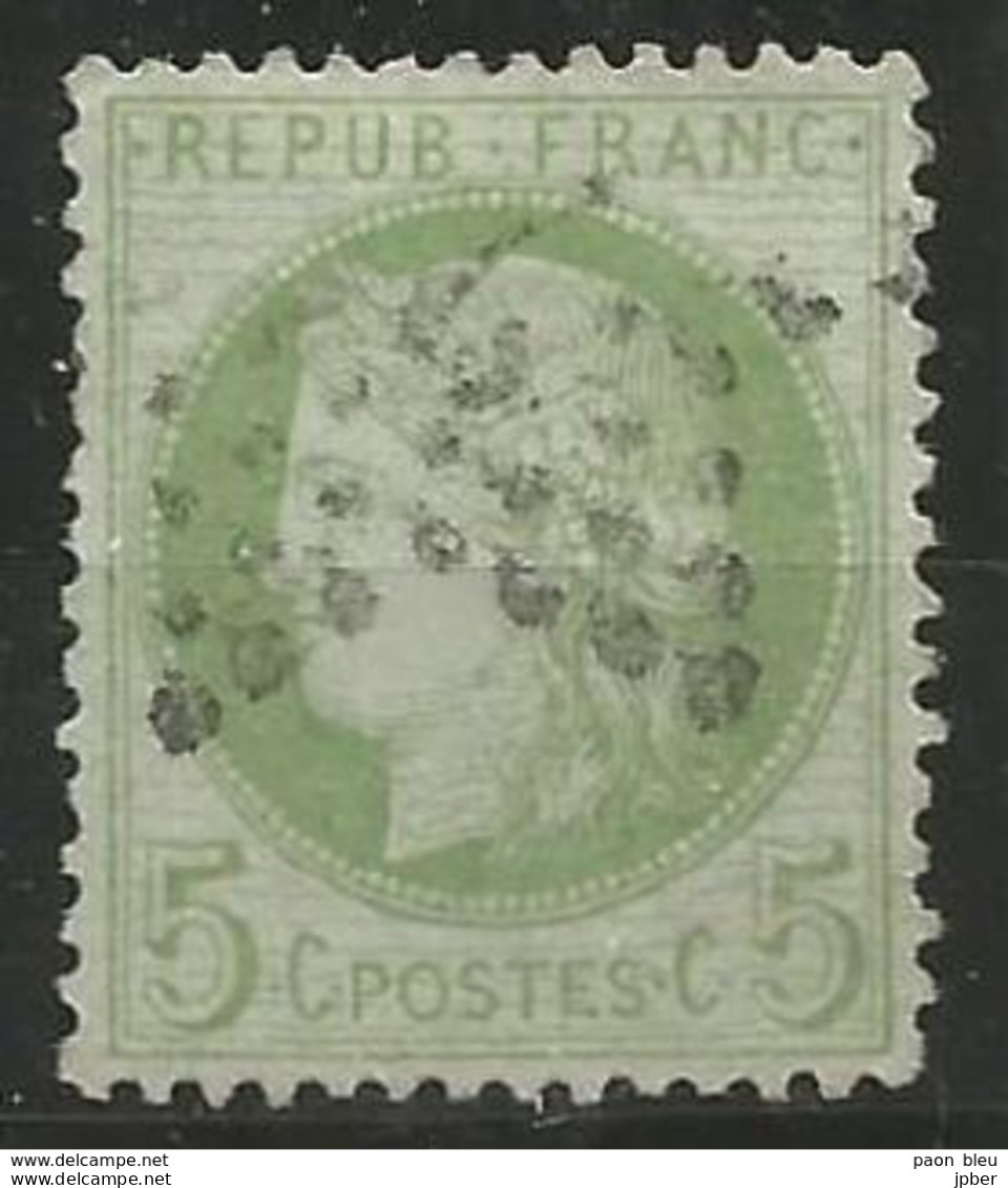 France - Cérès - N°53 Oblitéré - "Etoile De Paris" - 1871-1875 Cérès